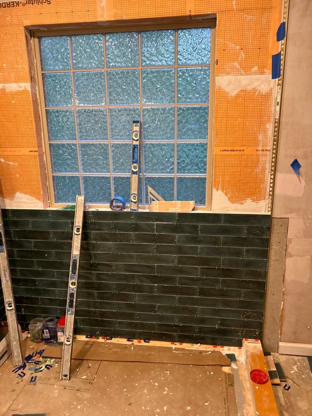 Tub to shower conversion  by Footprints Floors of Nashville