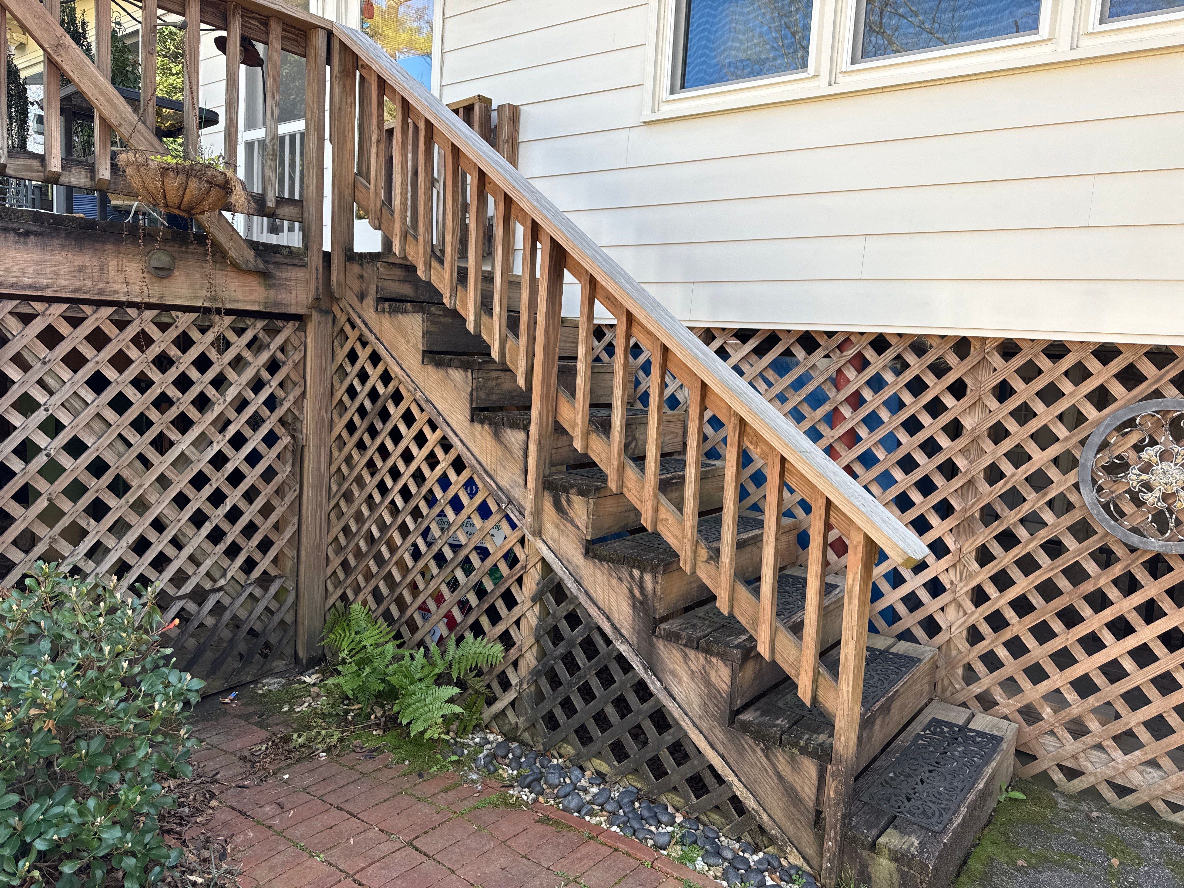 Atlanta, GA Deck Replacement and Hog Board Underpinning Install with Deckorators Summit Series Decking and Hardie Trim by Nelson Exteriors 