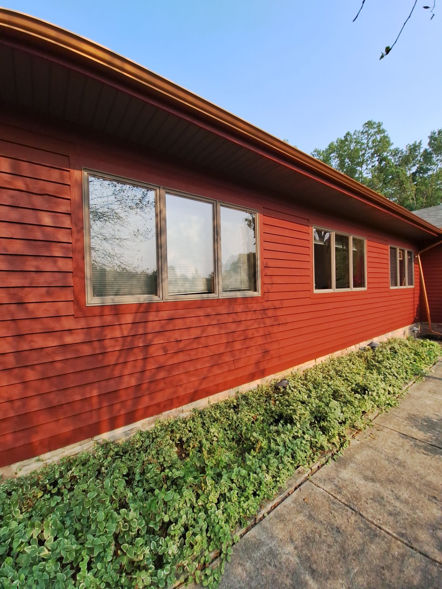 Color update with exterior staining and painting by Gordon Painting