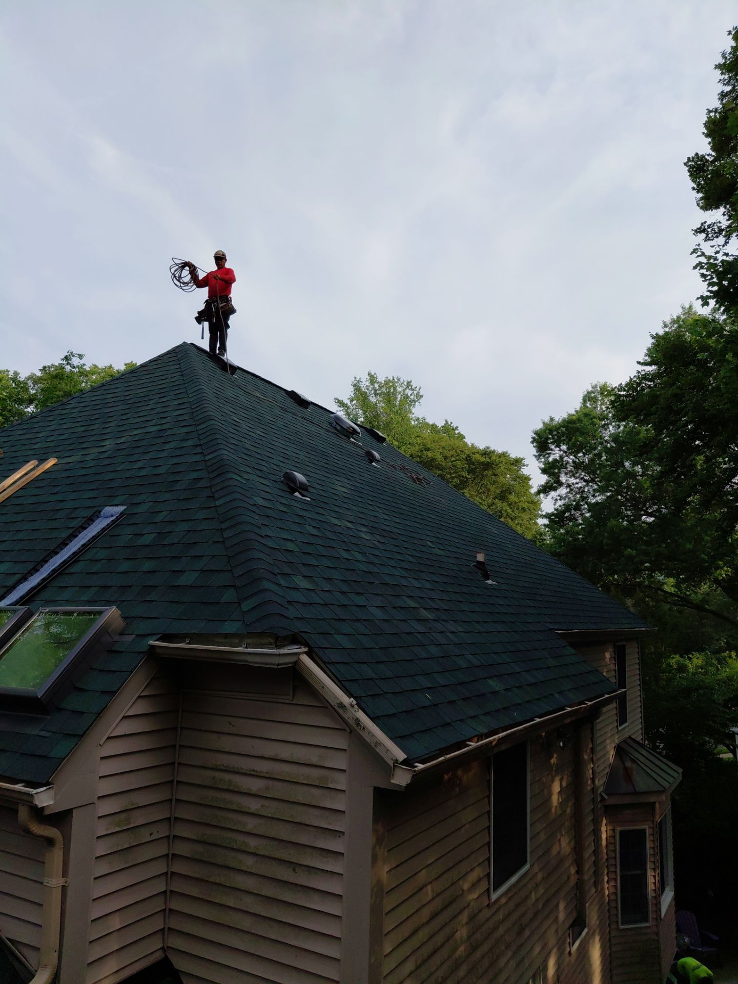 Springfield: Roof Replacement with CertainTeed Landmark Pro in Max Def Evergreen by RM Banning, Inc.