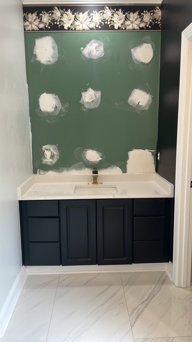 Woods Trace - Bathroom Remodel  by Pillar and Pine