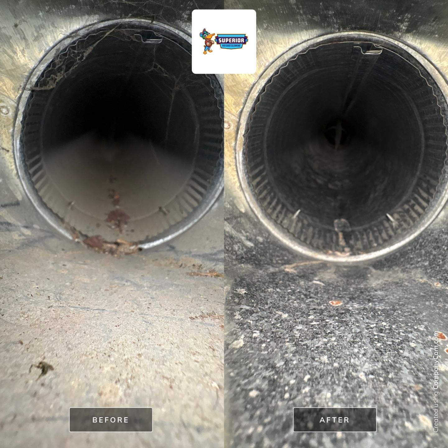 Air Duct Cleaning With a Vacuum Truck in Deerfield, OH by Superior Air Duct Cleaning