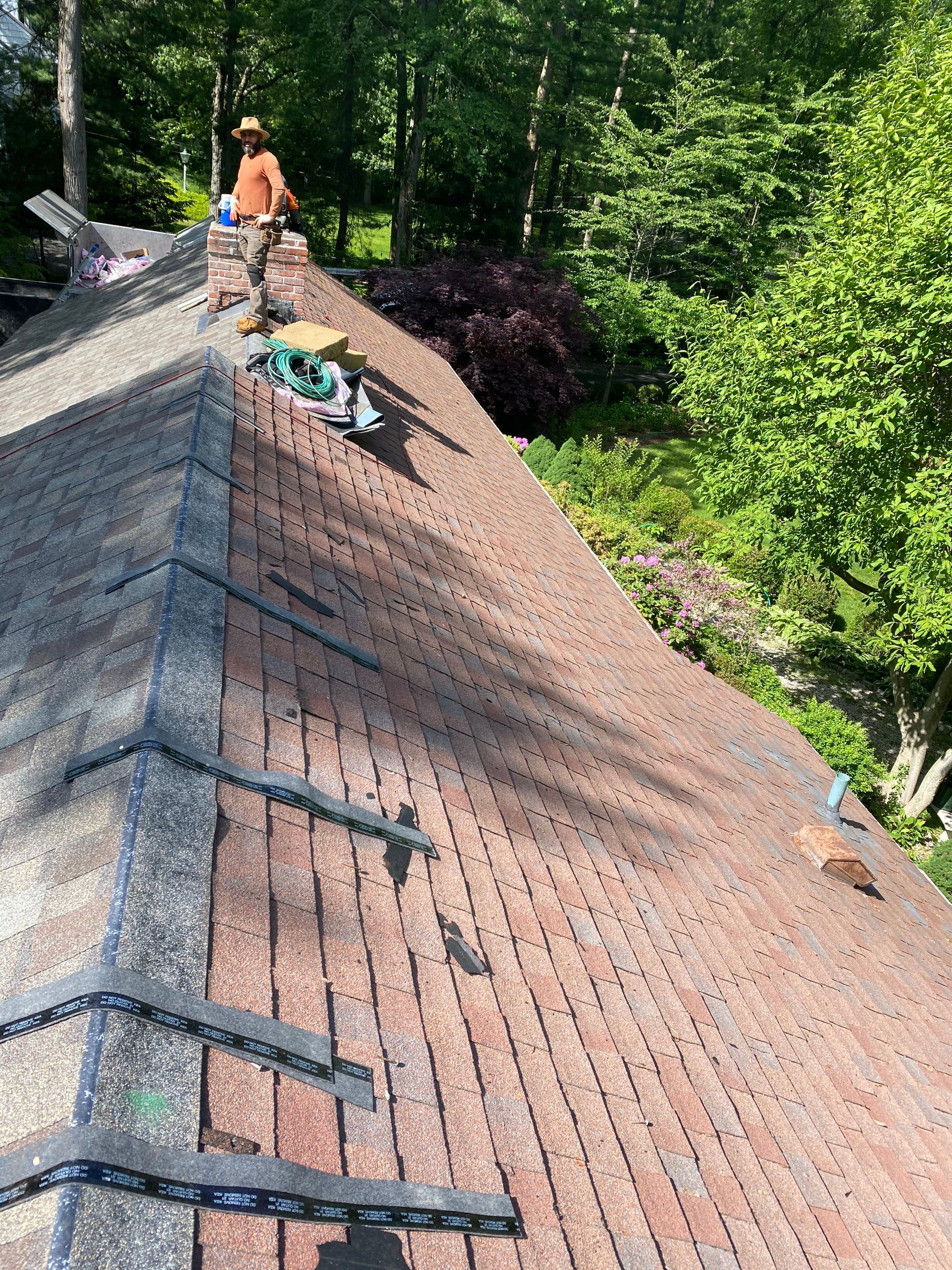 Commercial Roofing Installation using Owens Corning Duration Driftwood by A Plus Exterior