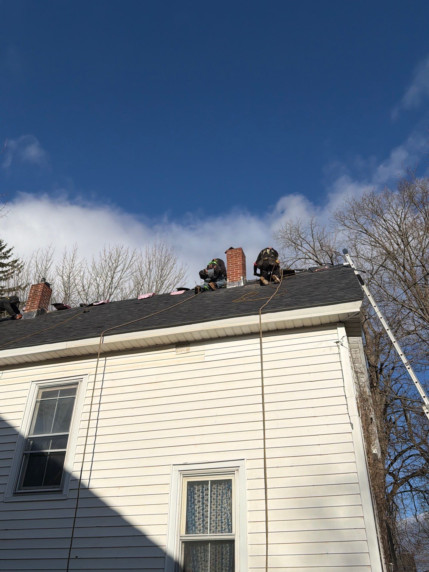 Asphalt Shingle Roof Replacement for Two-Story Waterville Home by Tall pine roofing