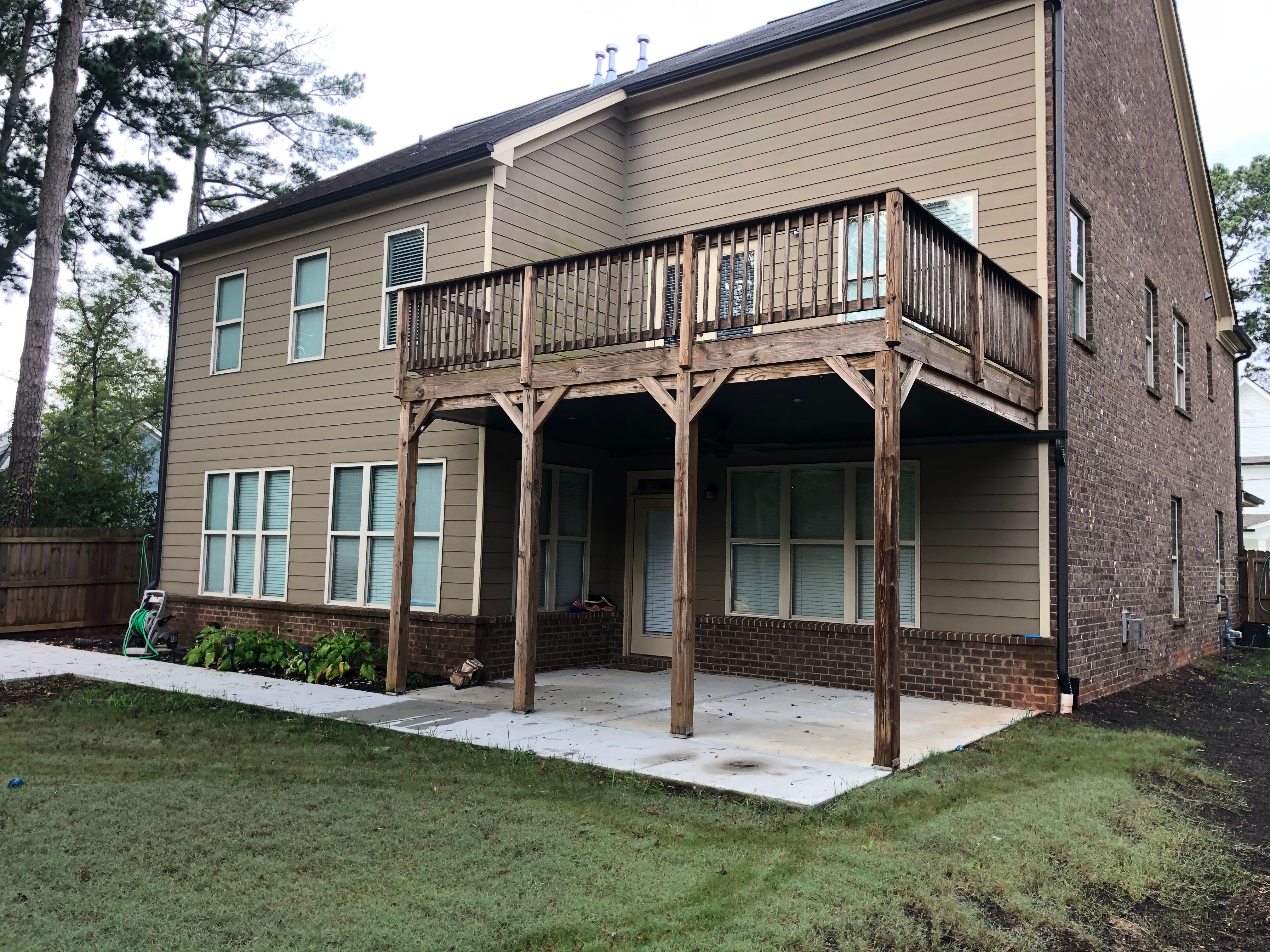 Custom Screened-In Porch Enclosure and Elevated Deck in Smyrna by Swift Home Renovations