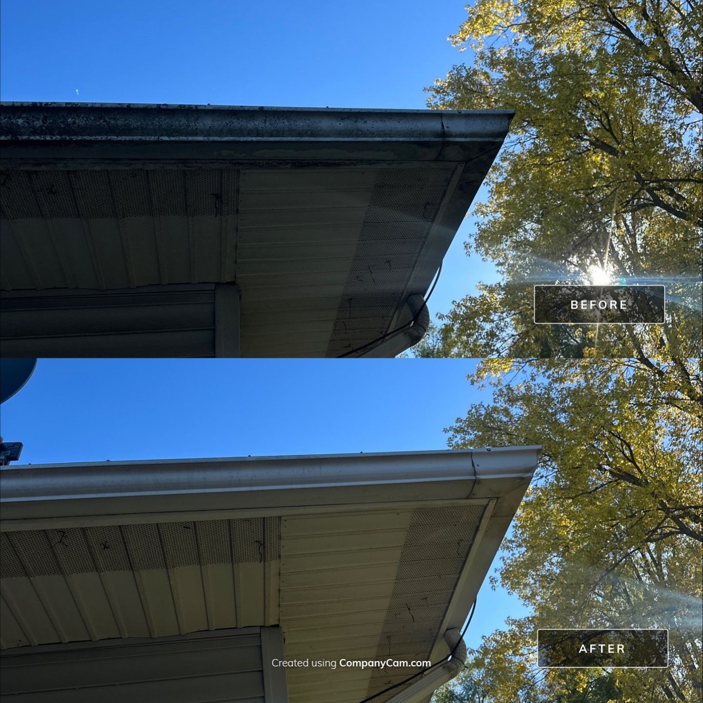 Project in Round Lake Beach by Simmons Power & Soft Washing