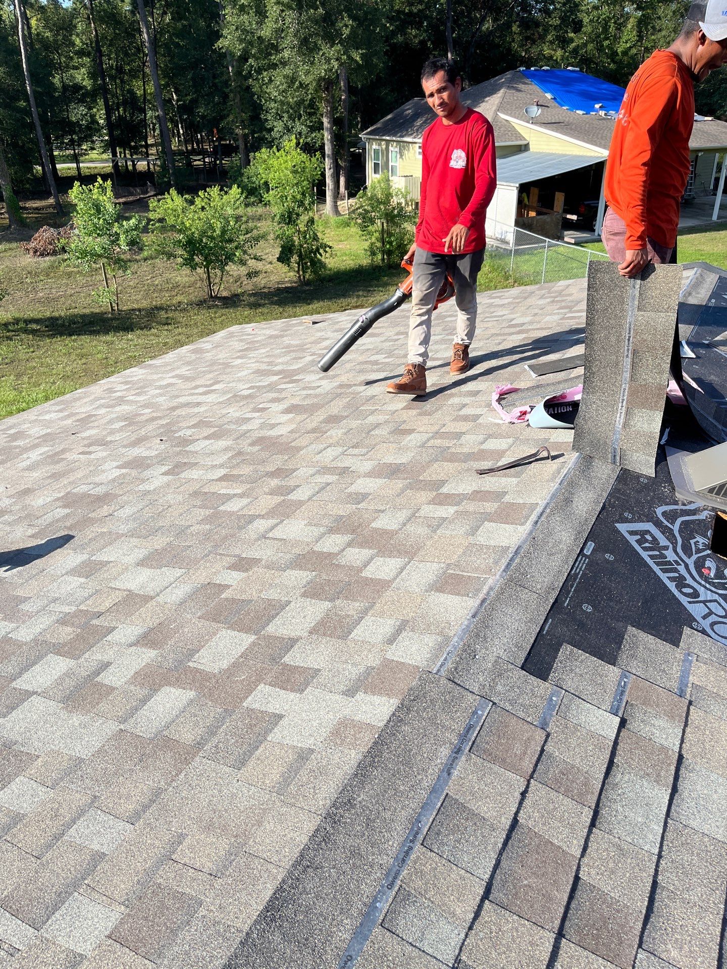 Residential Roofing Installation using Owen's Corning Duration (Lifetime) Shingles by Roof Repair Company