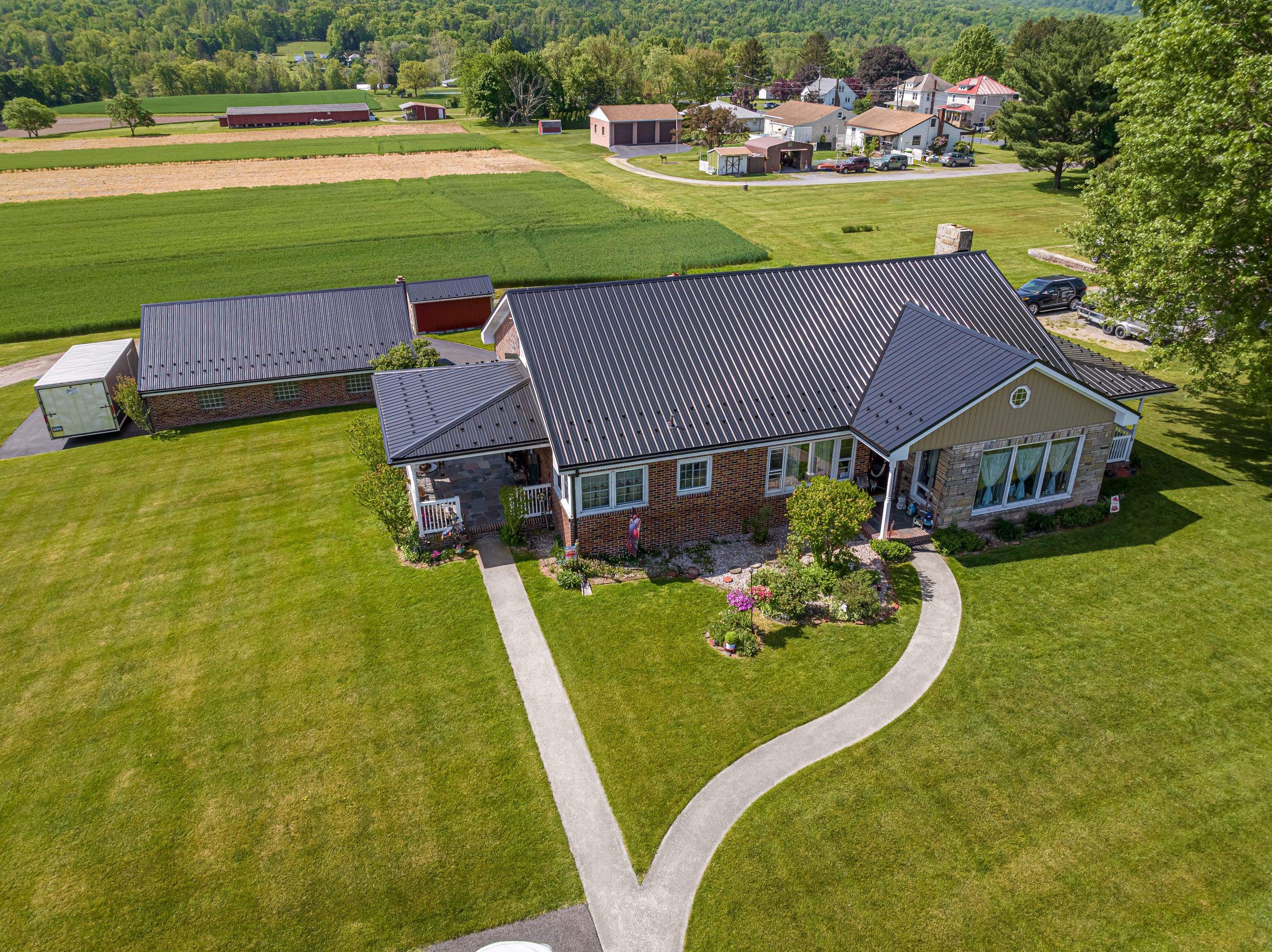 Metal Roof -Black by Esh Builders
