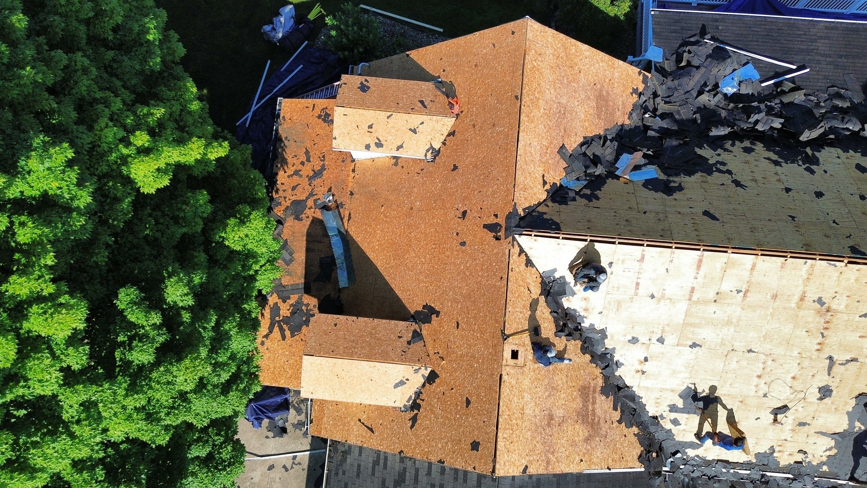 Residential Roofing Installation using Timberline HDZ Shingles - Charcoal by RoofX 