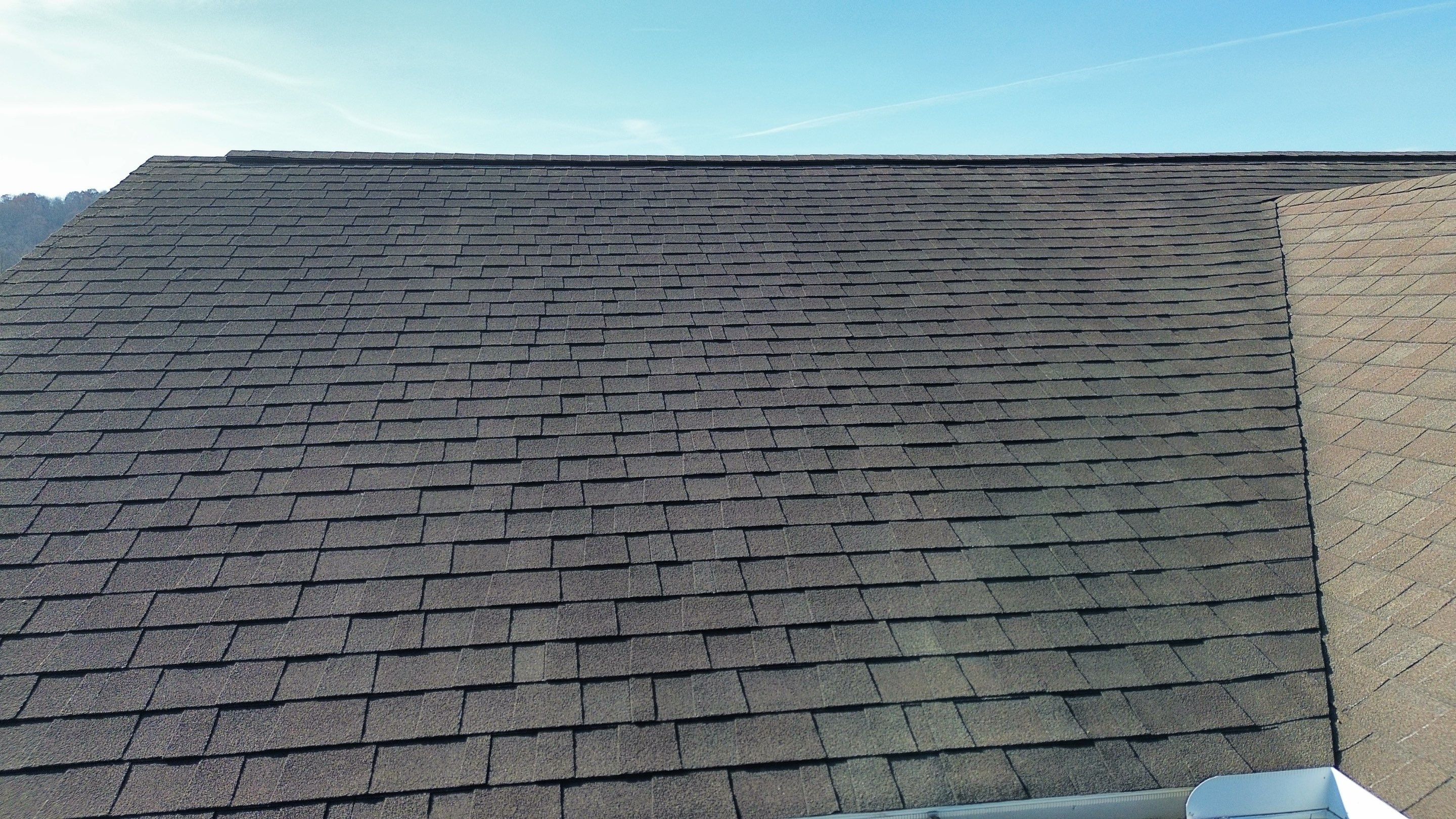 Residential Roofing Installation using Performance Panel Metal - Frost Black by RoofX 