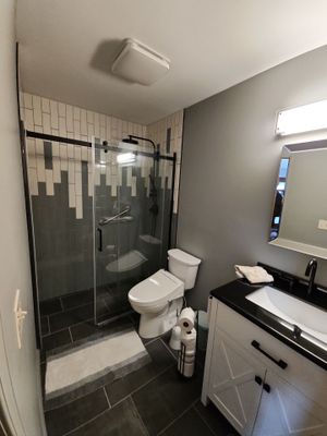 Remodel of a bathroom