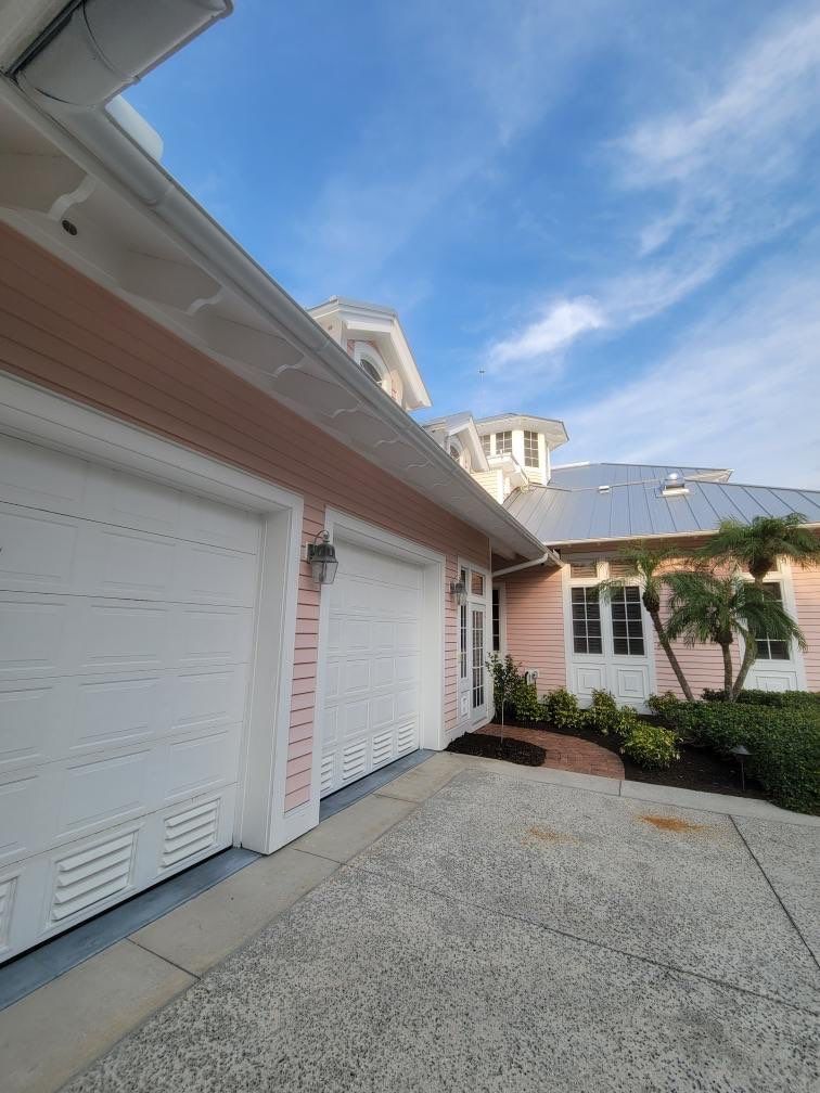 Half-Round Gutters Installation in Boca Grande FL by Gutter Professors