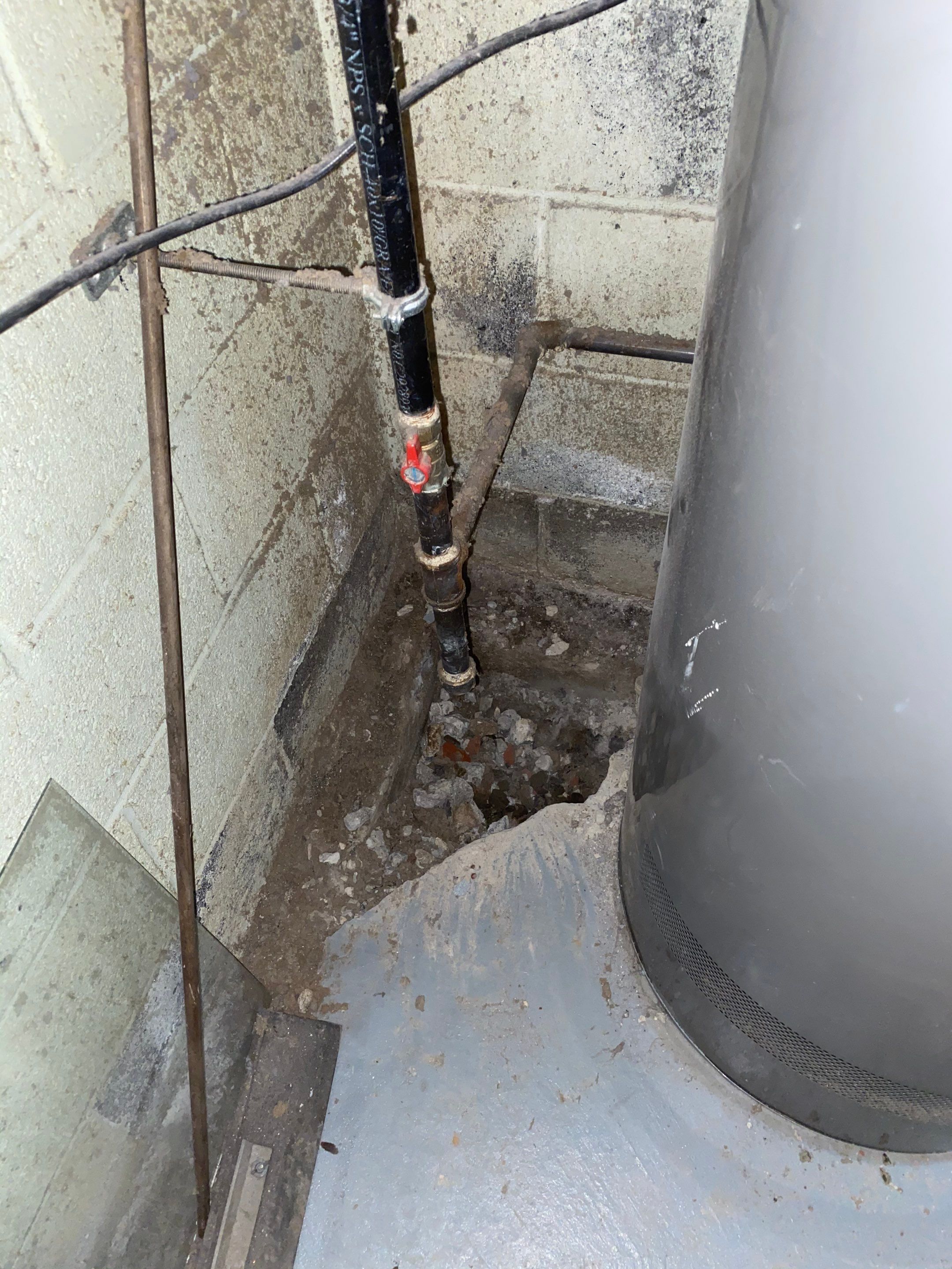 Interior French Drain Job in Cranford, NJ by Pure Service Pro, LLC 