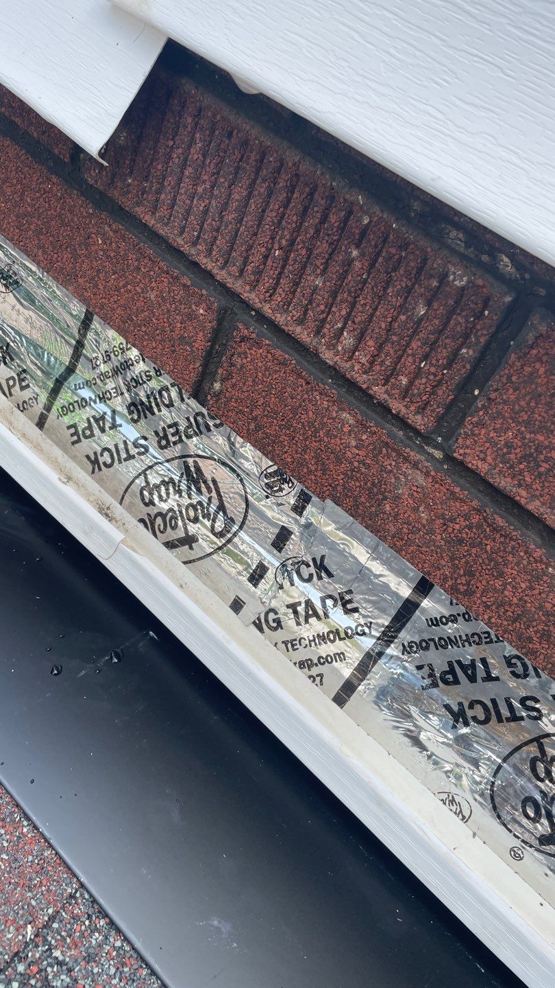 Hagerstown Front Porch flashing work by Frederick Roof Repair