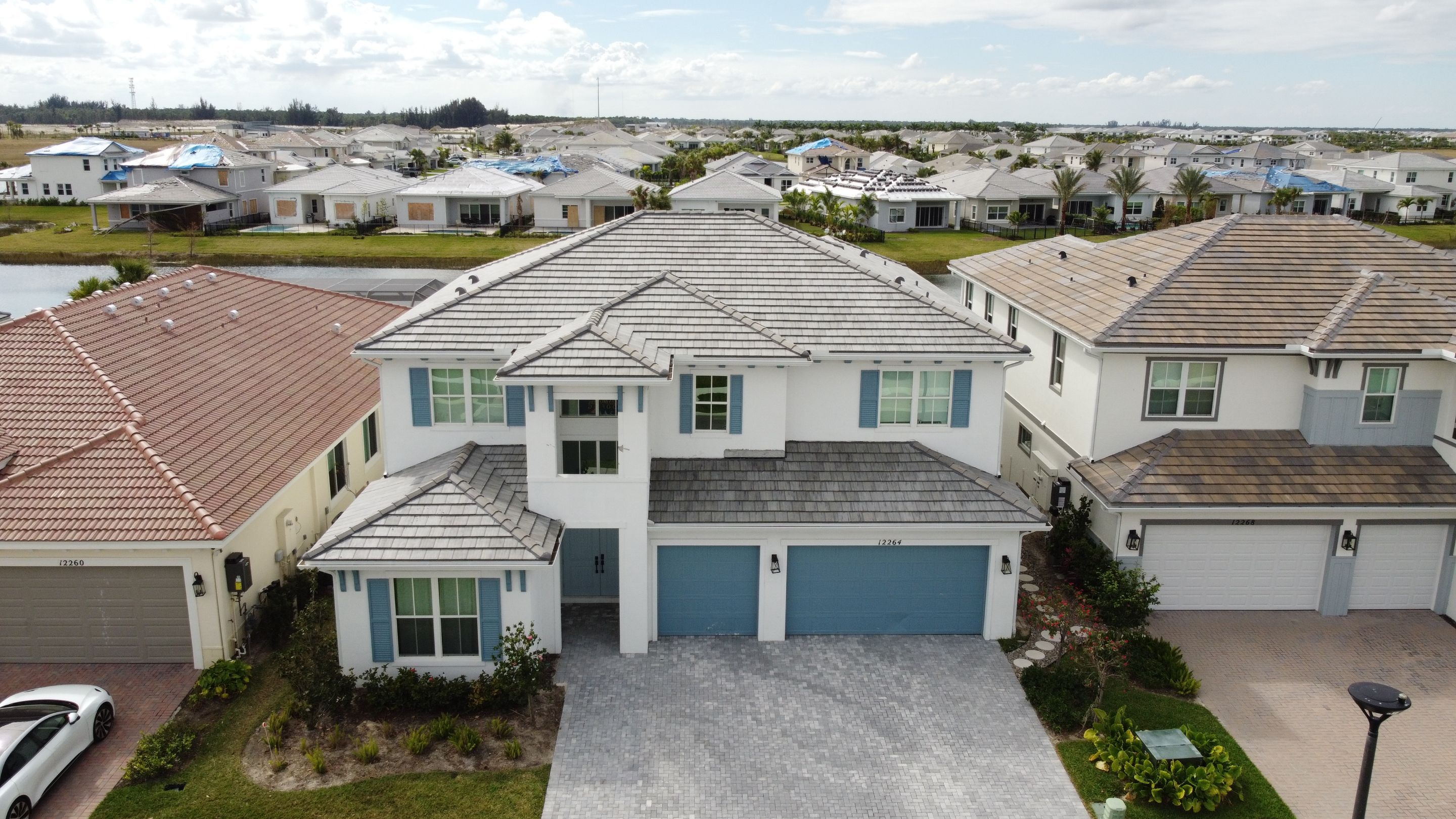Residential Roofing Installation using Eagle Roofing Tile by BLUES BROTHERS CONSTRUCTION CORP