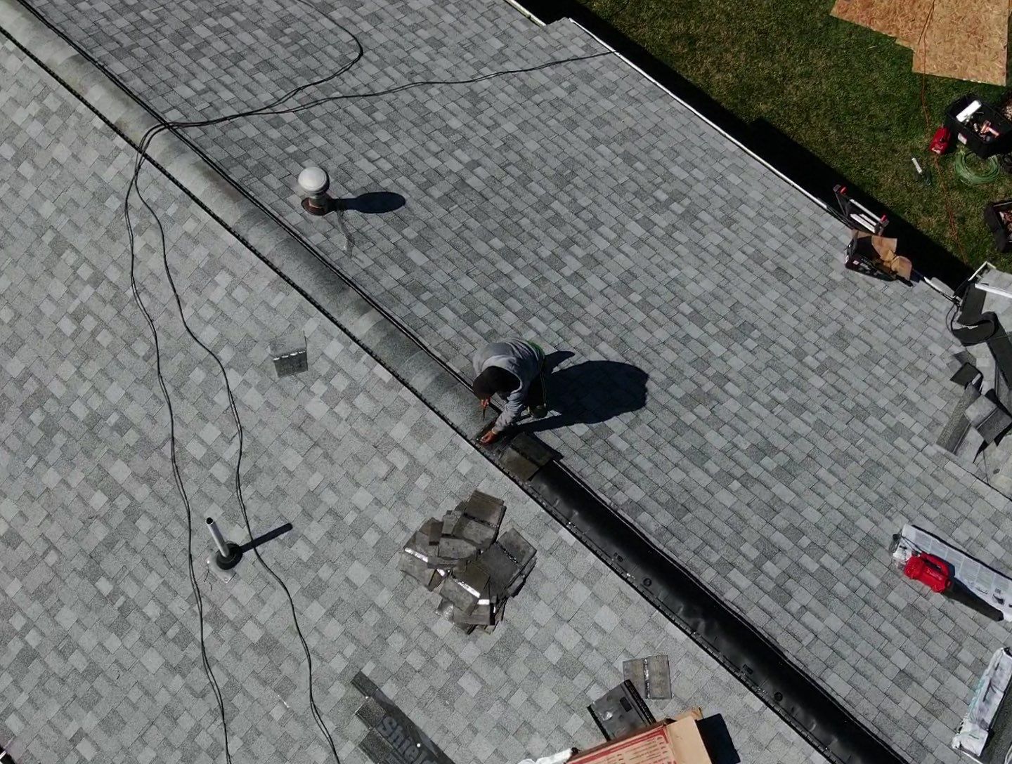 Residential Roofing Installation using Performance Shingles by Mr. Roofer