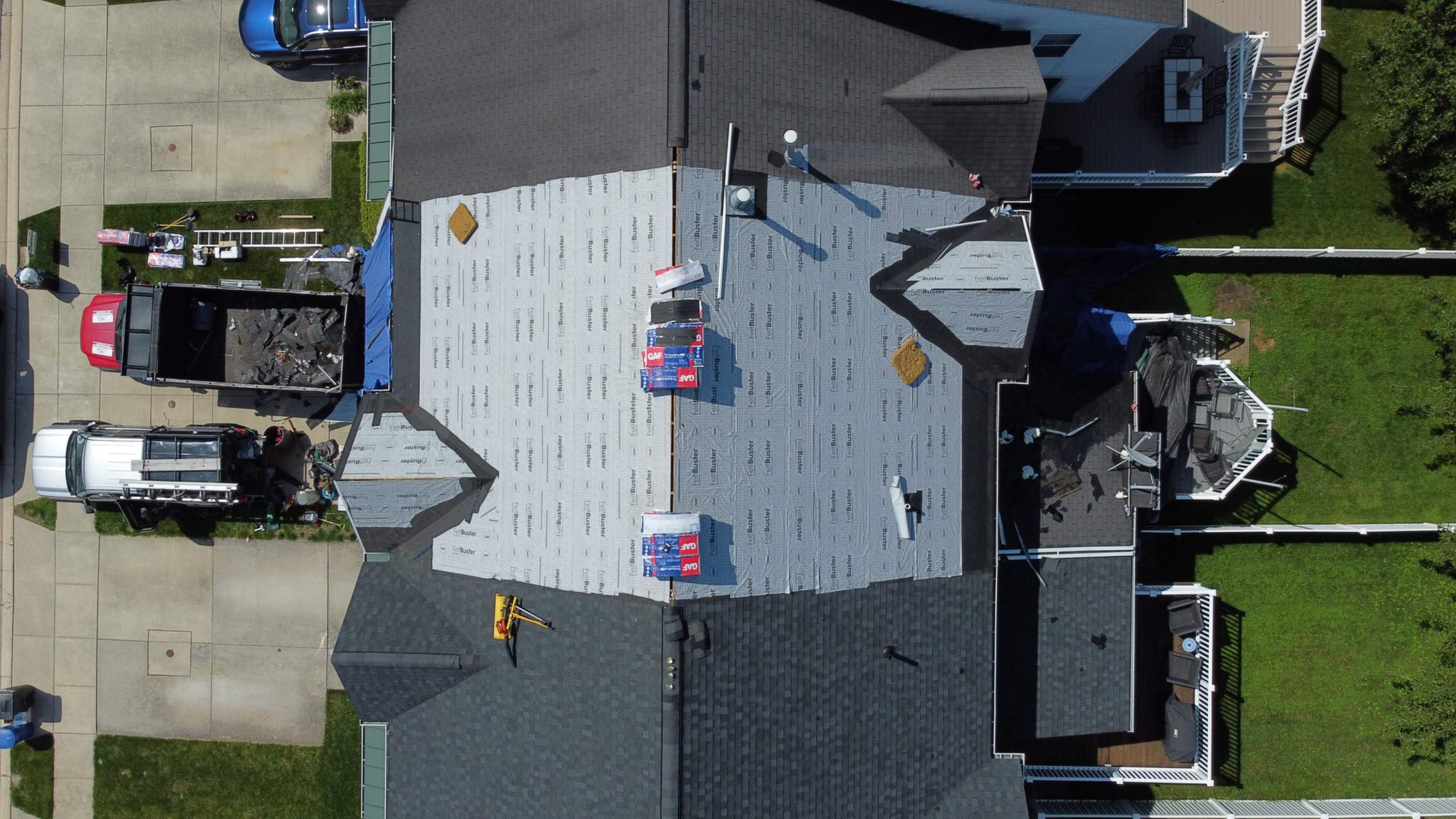 Residential Roofing Installation using GAF Timberline HDZ by Matter Roofing & Construction