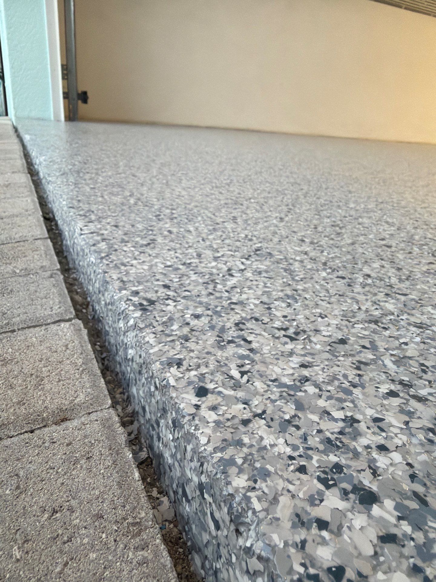 “Tidal Wave” Garage Floor in Key Colony Beach, FL by Tropical Epoxy Coatings & Creations LLC 