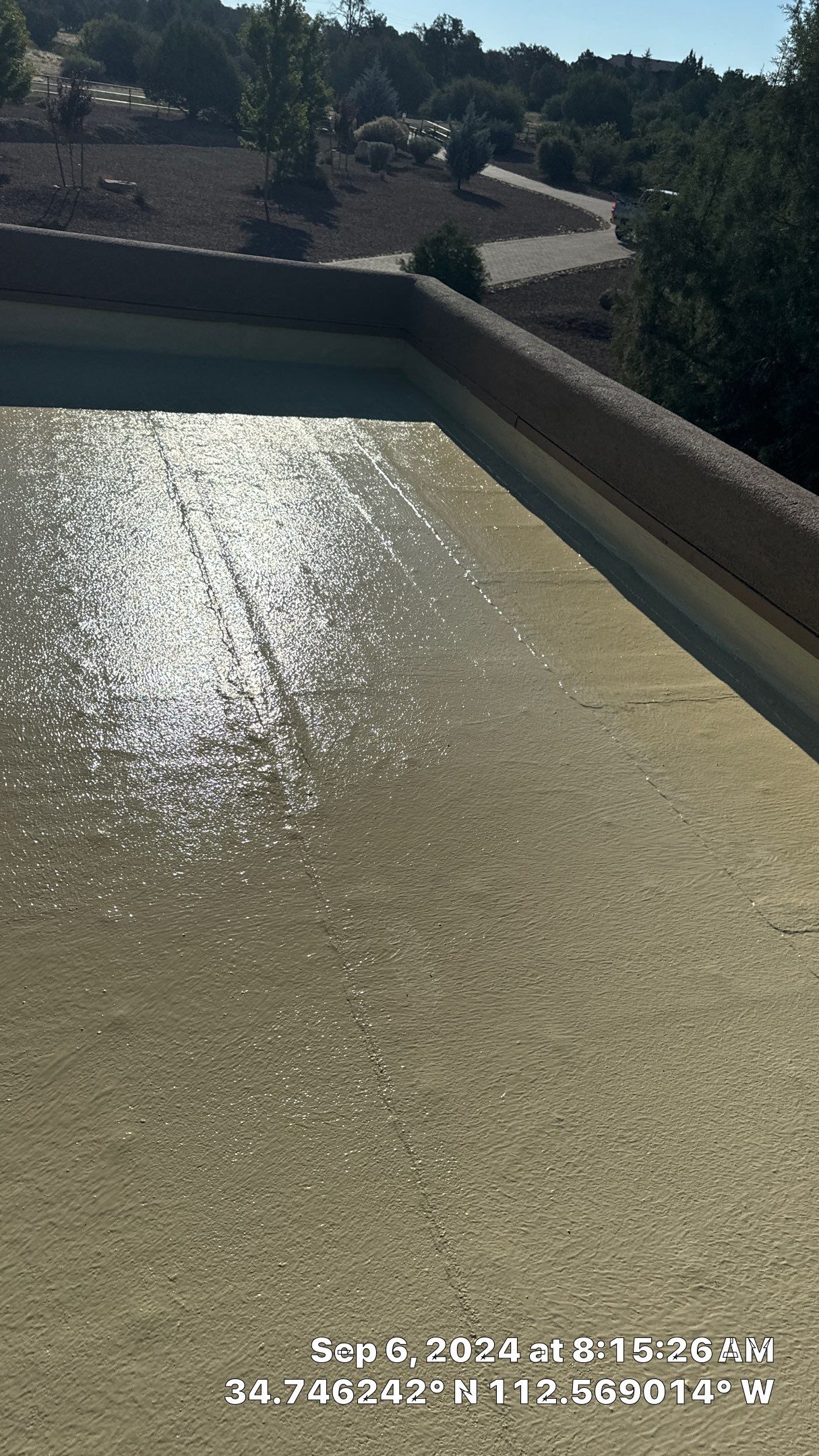 Tropical Silicone Roof Rejuvination by Badger Roofing