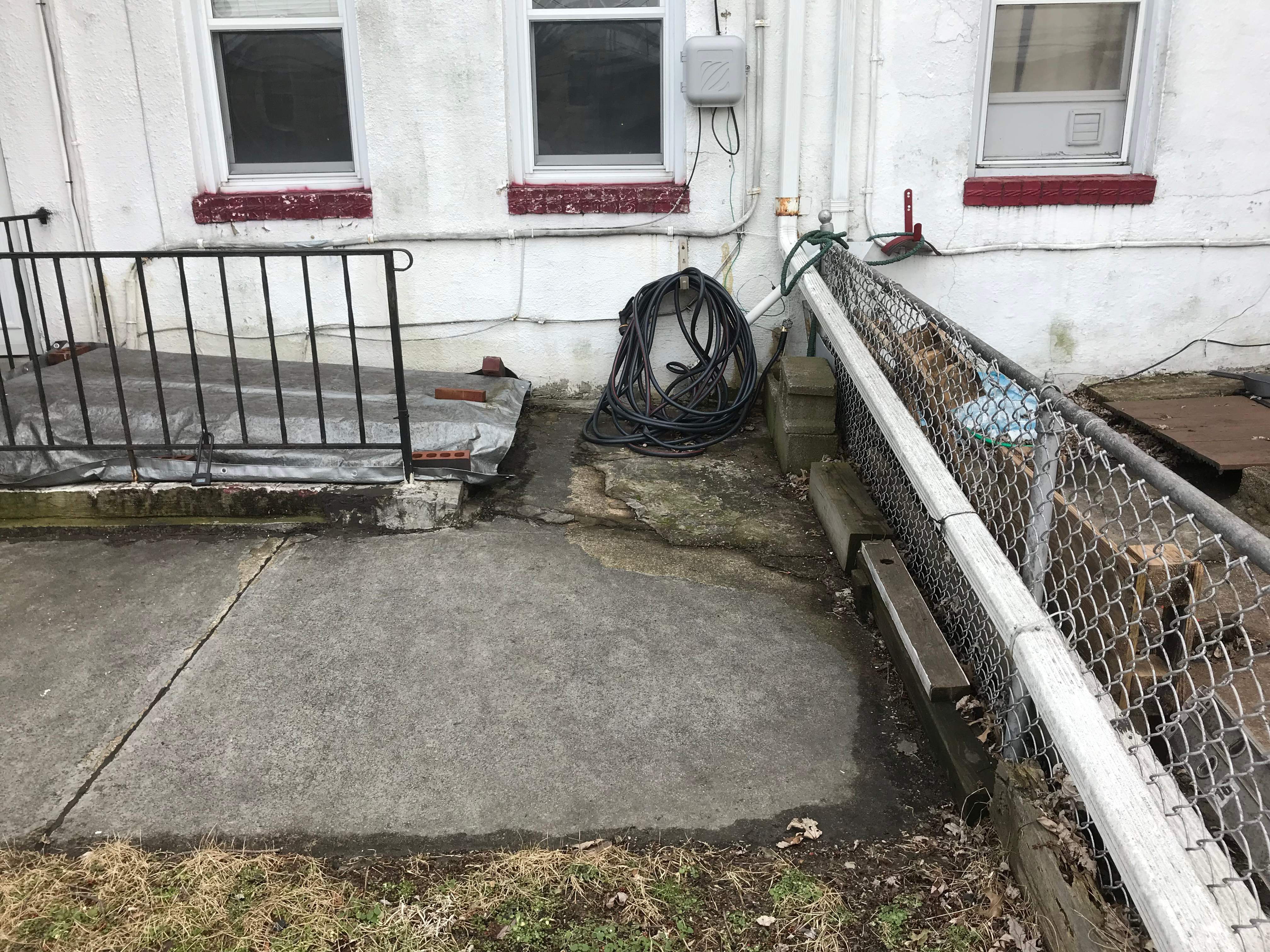 Driveway Repair  New Concrete Pad by Alpha Design Services