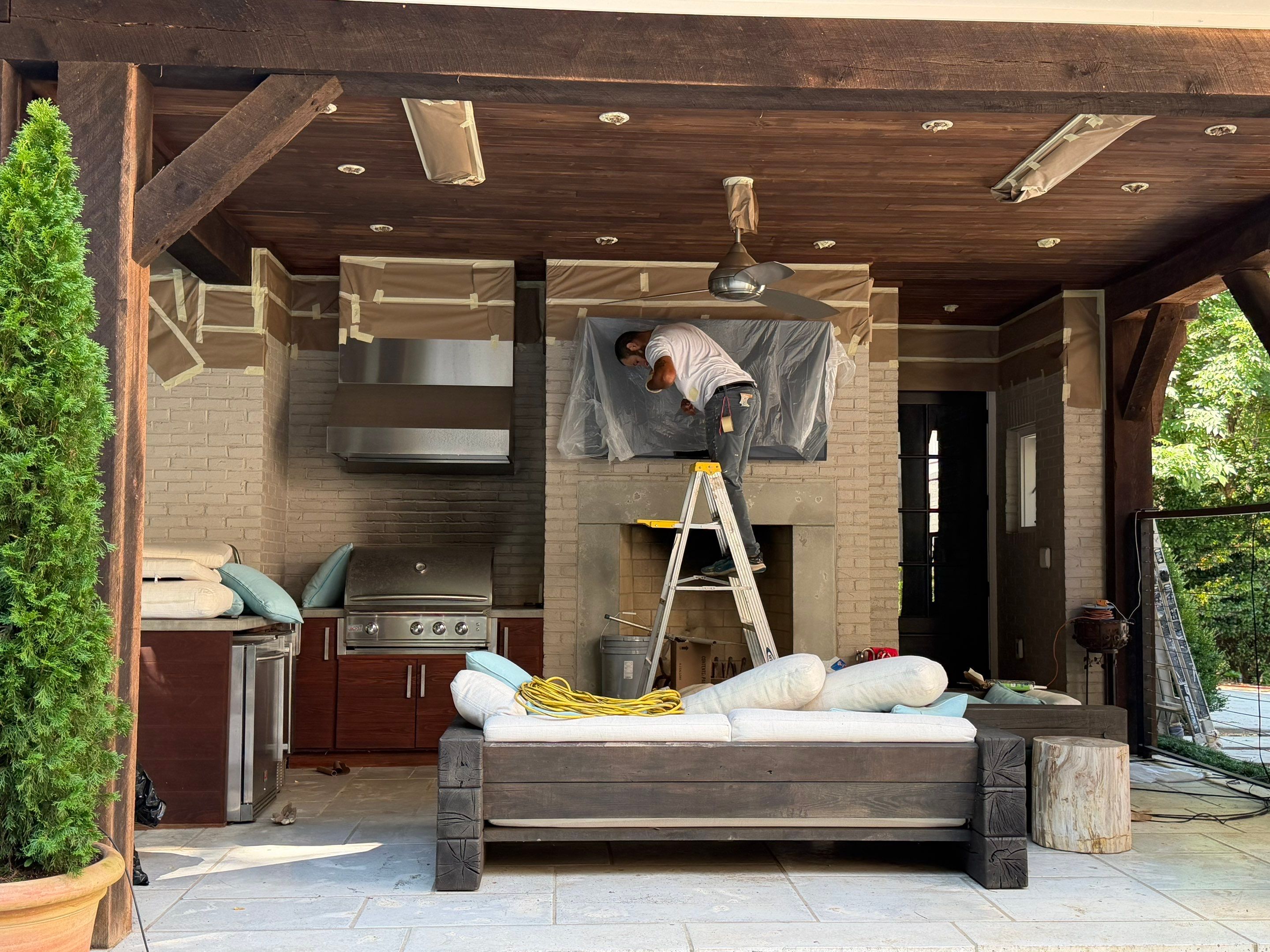Comprehensive Exterior Painting and Wood Rot Repair in Atlanta by PGP Surface Solutions, LLC
