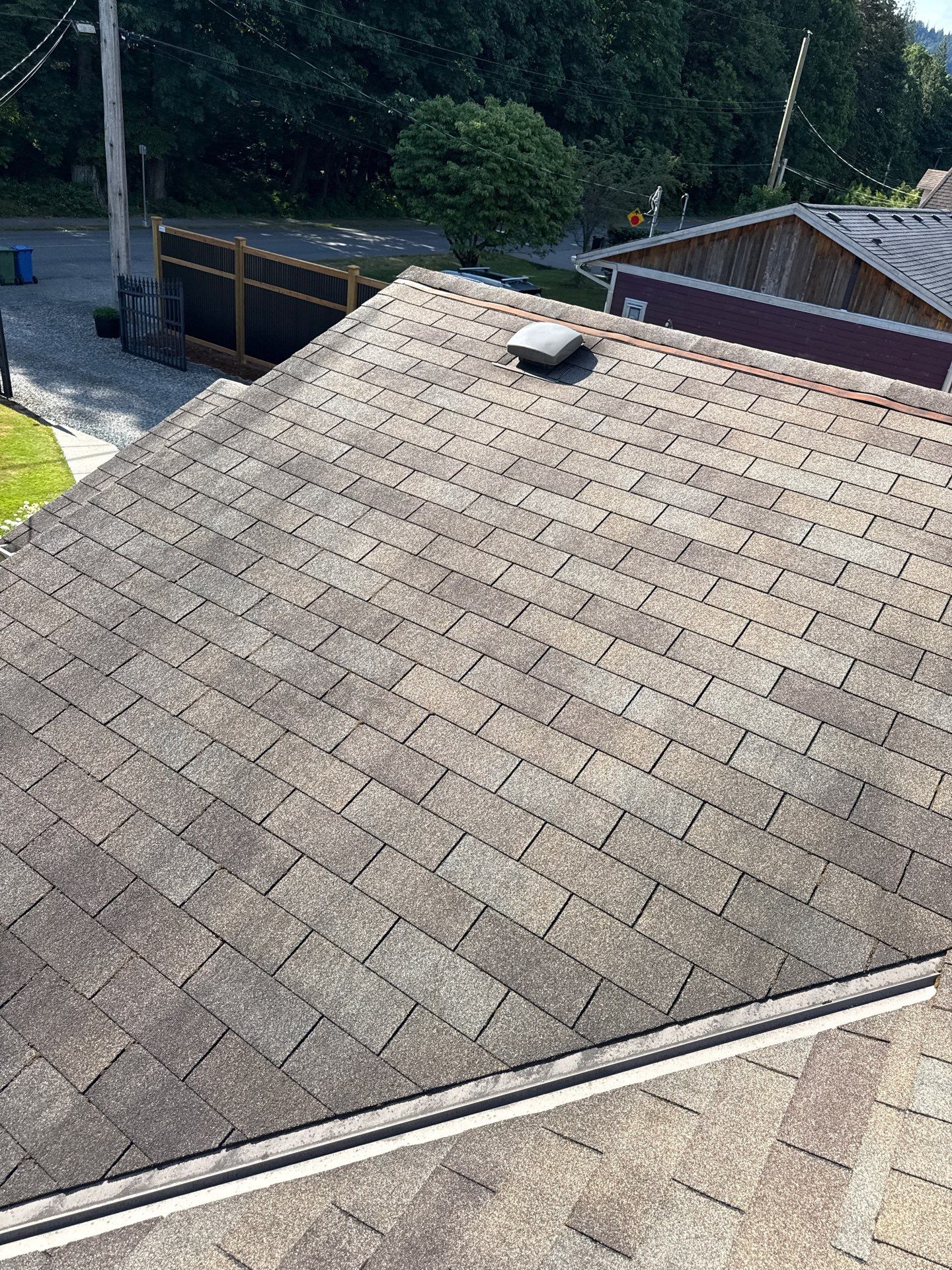 Residential Reroof Shingle - Barkwood by Top Notch Roofing Inc