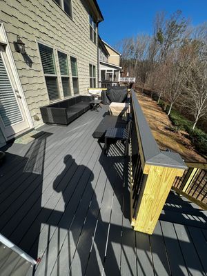 Composite Deck and Underdeck Porch Installation in Smyrna