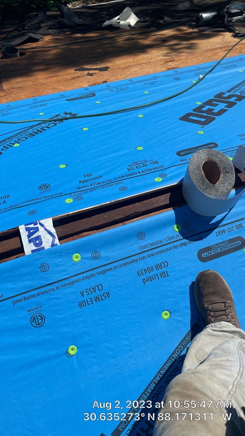 Residential Roofing Installation using Roof Replacement by American Roofing & Construction LLC