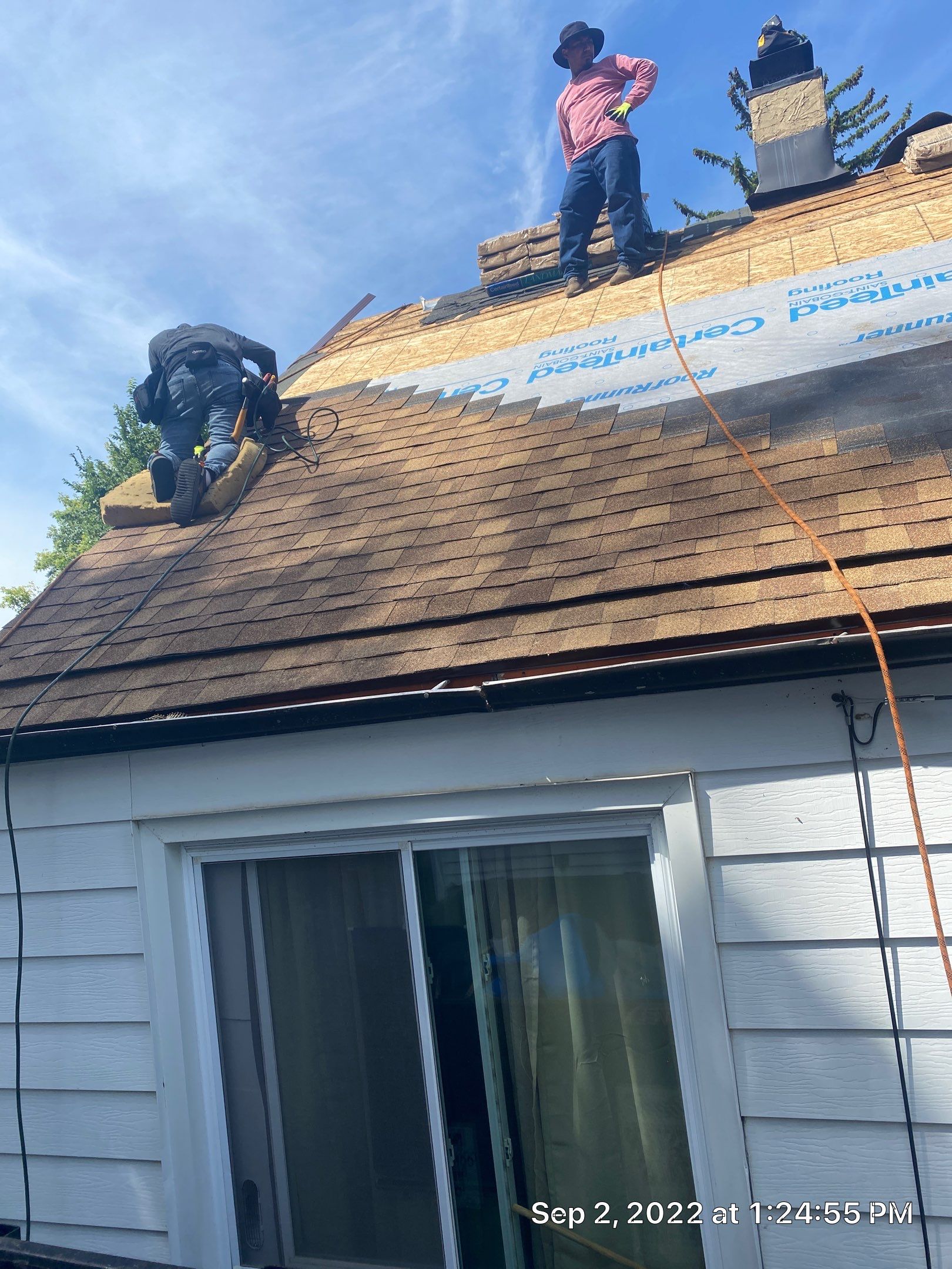 Roof Replacement using CertainTeed Landmark by 180 Contractors