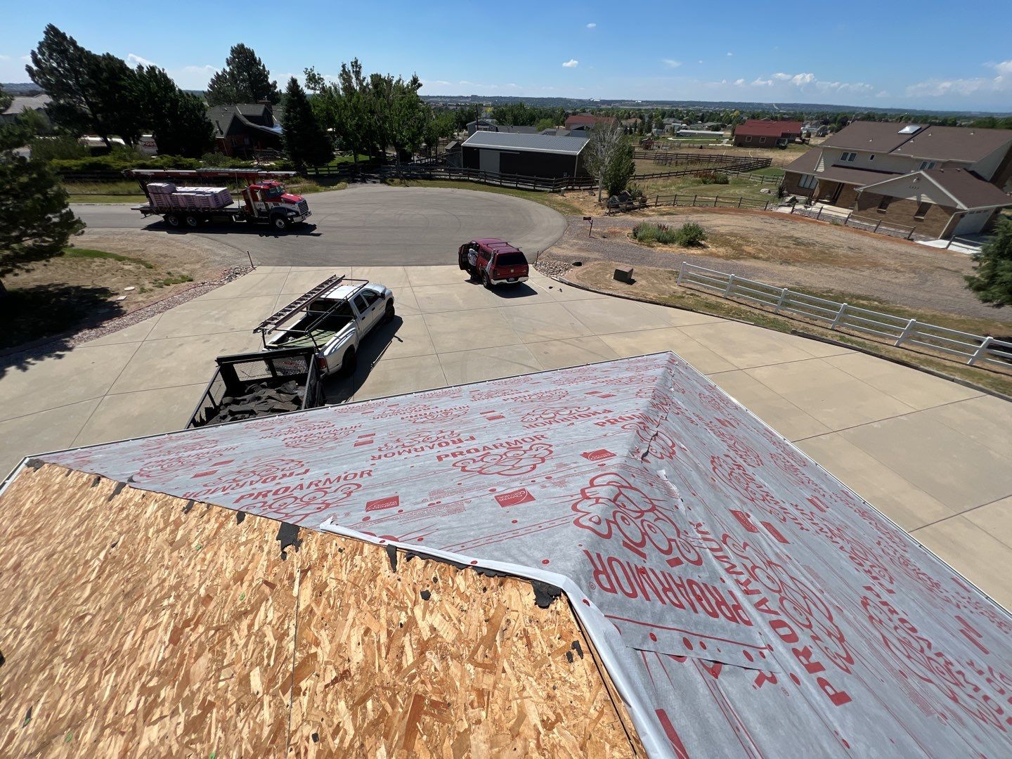 Residential Roofing Installation using Owens Corning TruDefinition - Driftwood  by A to Z Roofing