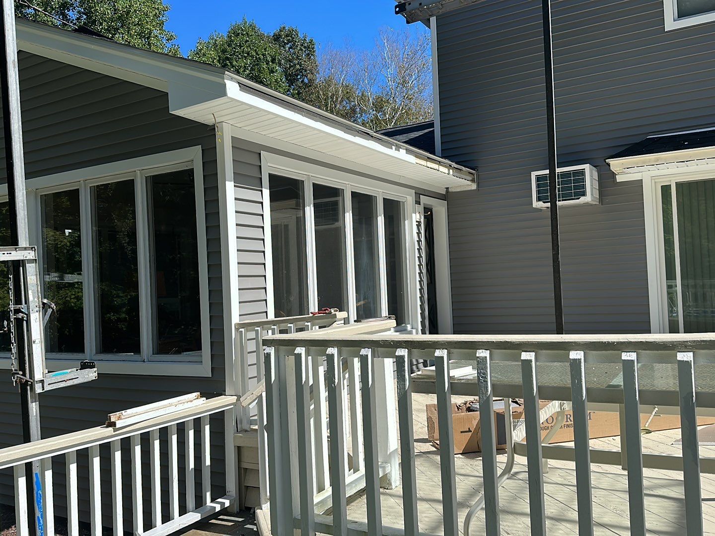 Residential Roofing Installation using Owens Corning TruDefinition Duration AR - Onyx Black & New Siding Using Mainstreet Charcoal Gray by A Plus Exterior