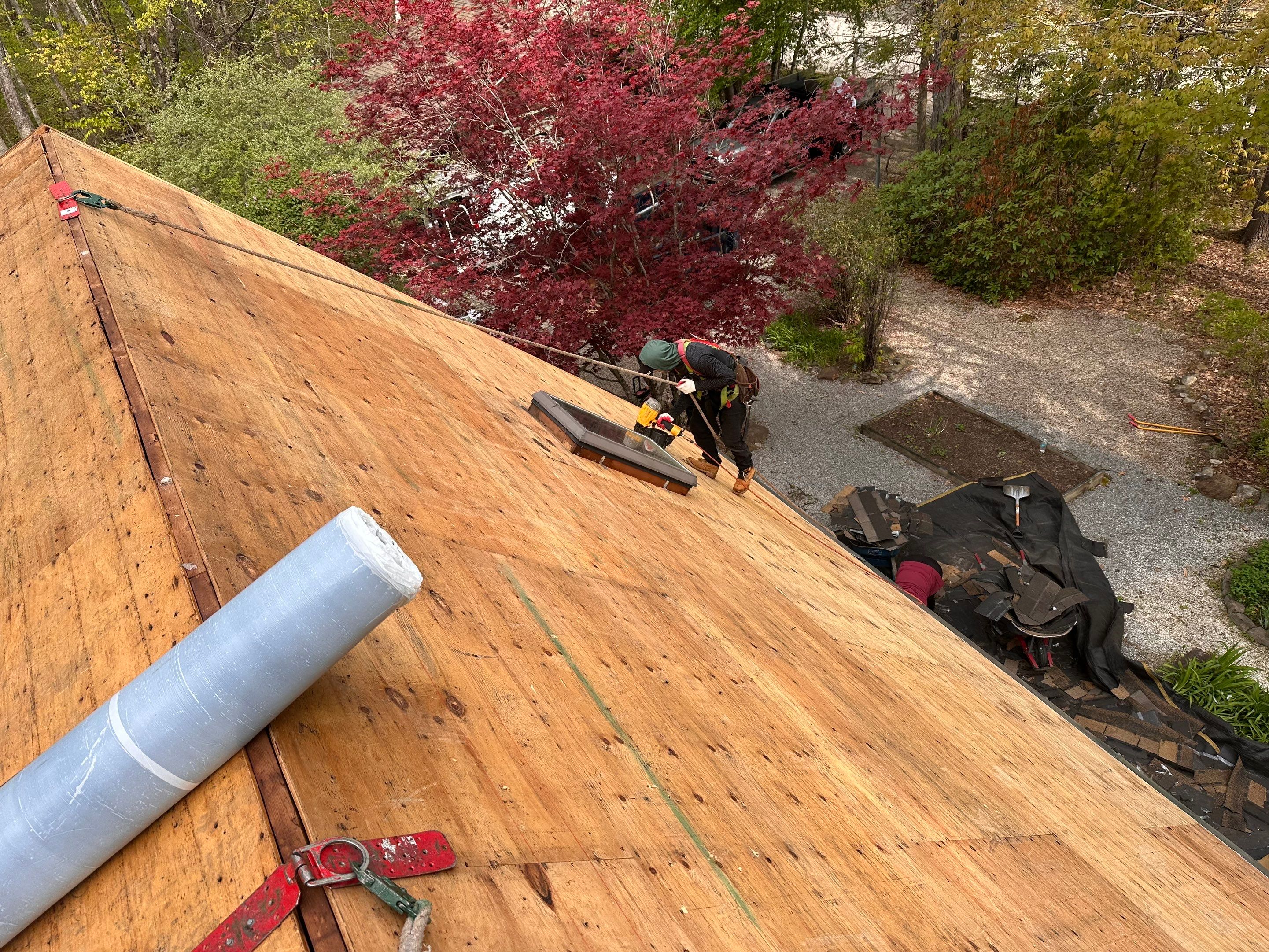 🏡 Full Roof Replacement & Chimney Reflash – Epsom, NH by Tall pine roofing