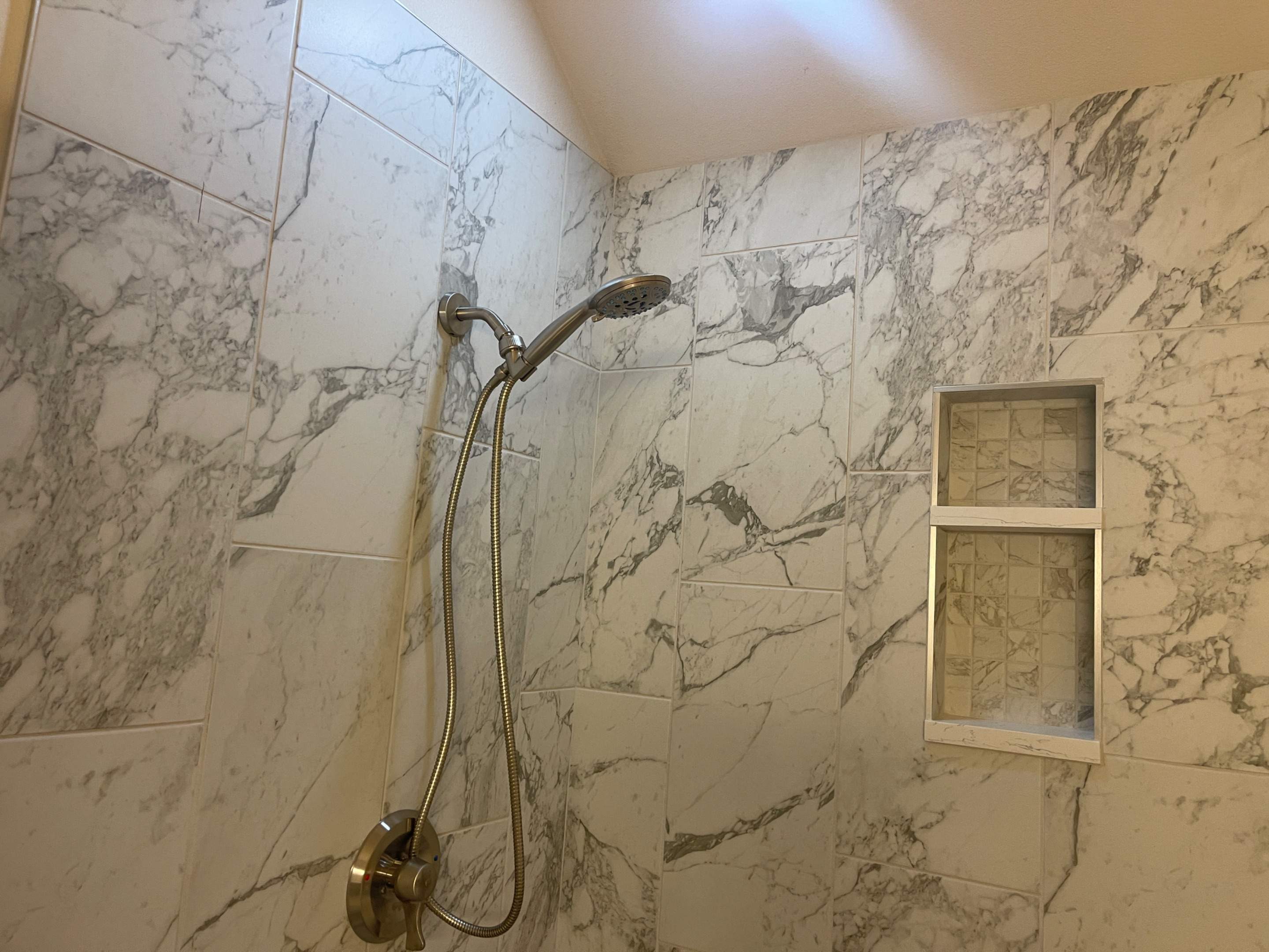 Bathroom remodel by Mena stone surfaces