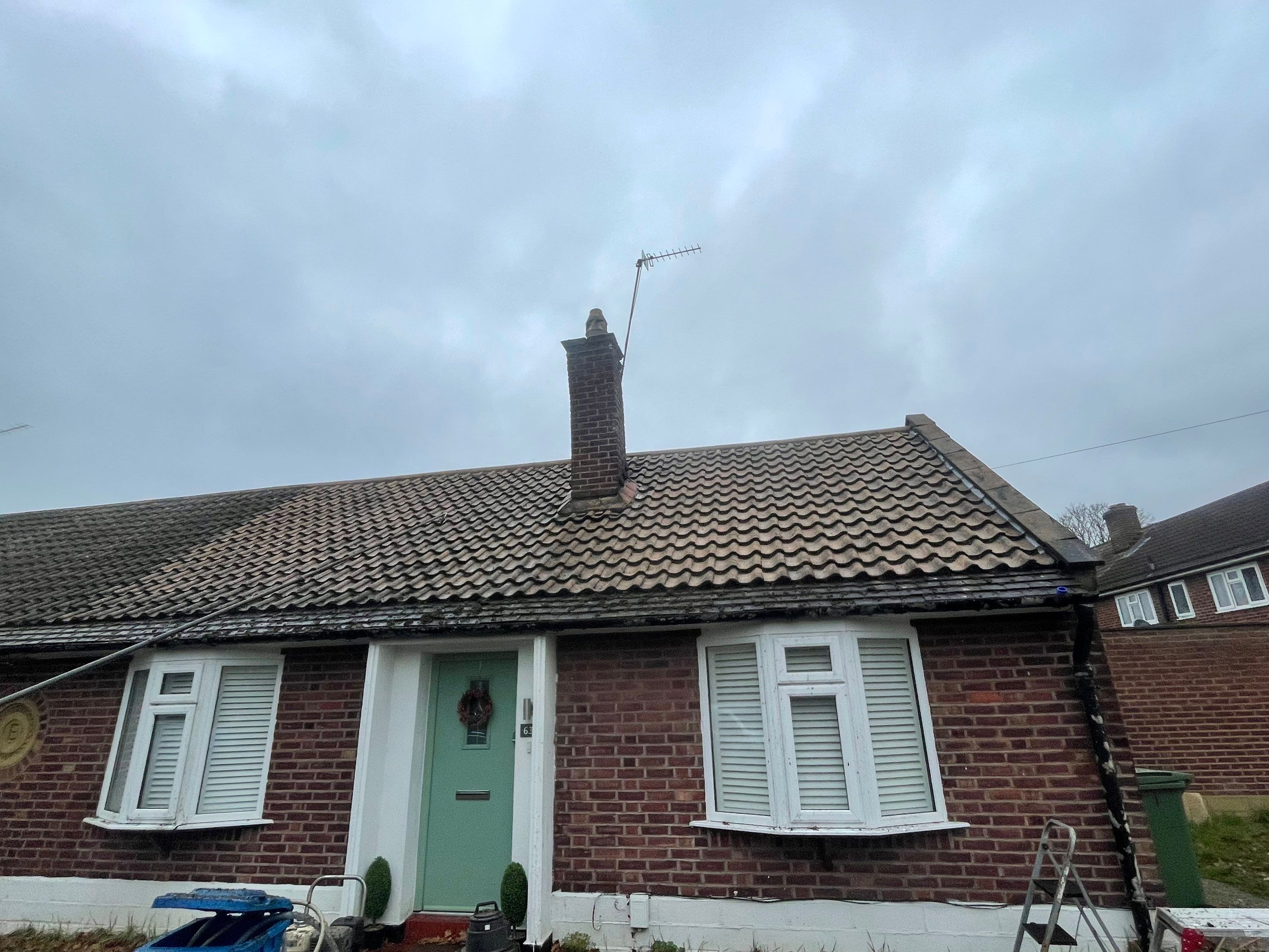 Roof Clean using Mosmatic FSC and Biocide by Ges Exterior Cleaning ltd