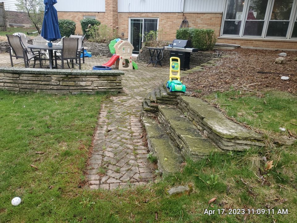 Brick paver clean, sand and seal. using Surebond SB-1300 by Northern Power Washing LLC.