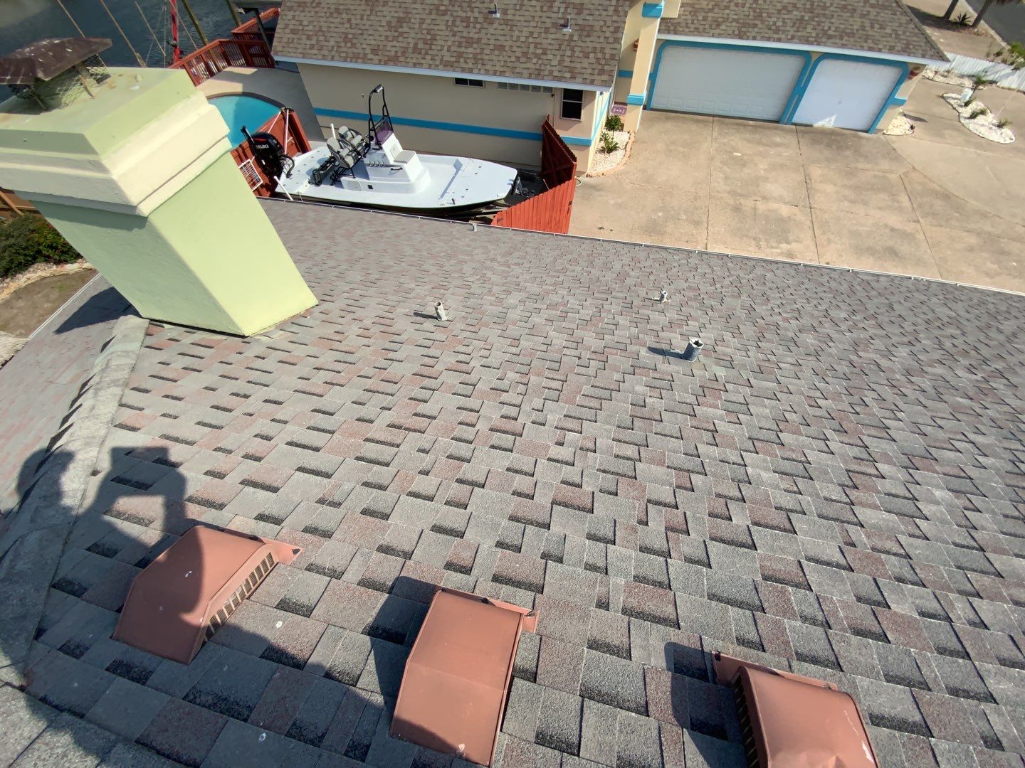 Residential Roofing Installation using Tilcor Stone Coated Steel Roofing by Lighthouse Roofing
