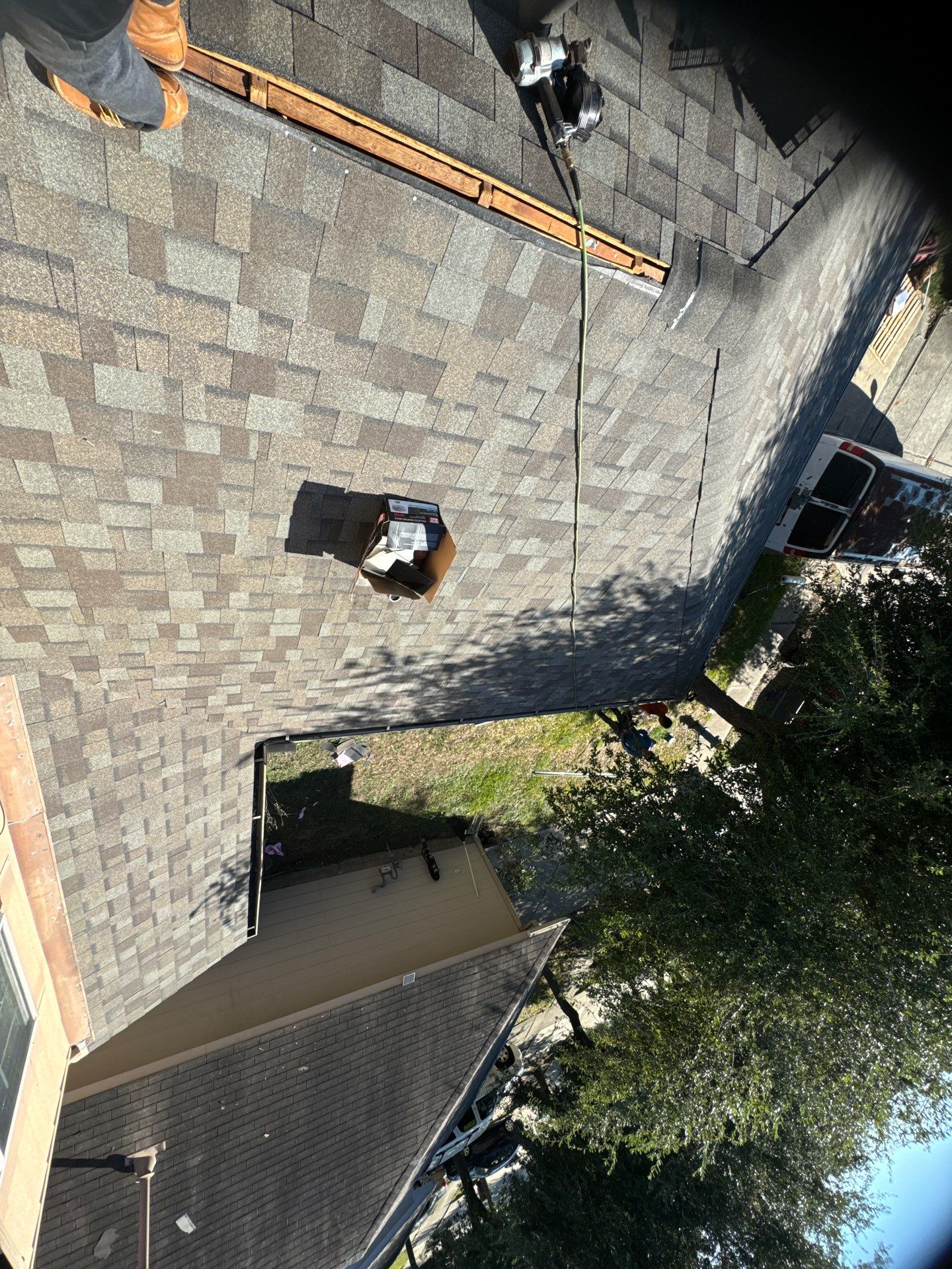 Residential Roofing Installation using Owen's Corning Duration (Lifetime) Shingles by Roof Repair Company