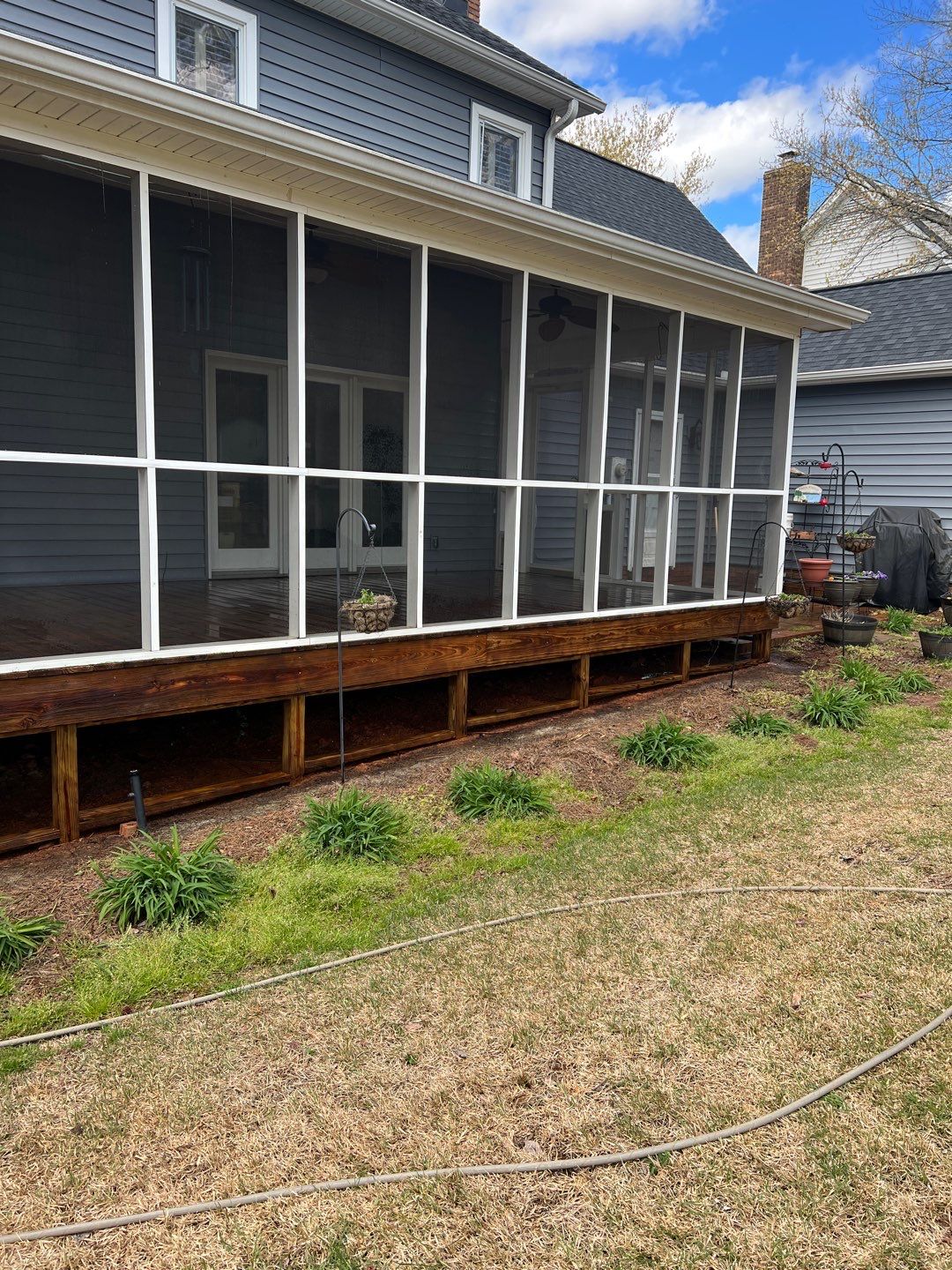Coated deck using wood sealant by DuraSeal