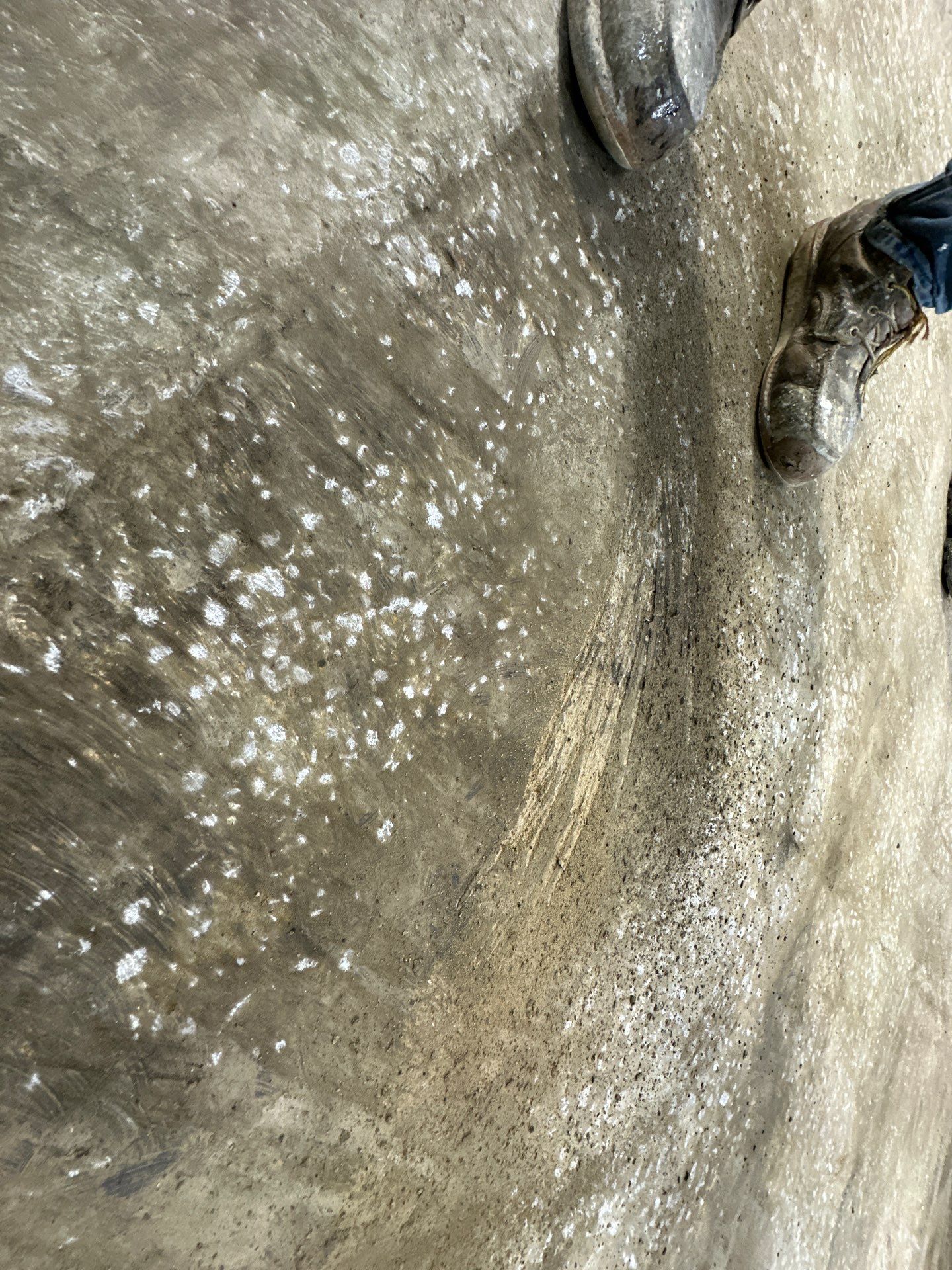 Super old and oily concrete brought back to life by Elite Floor Solutions