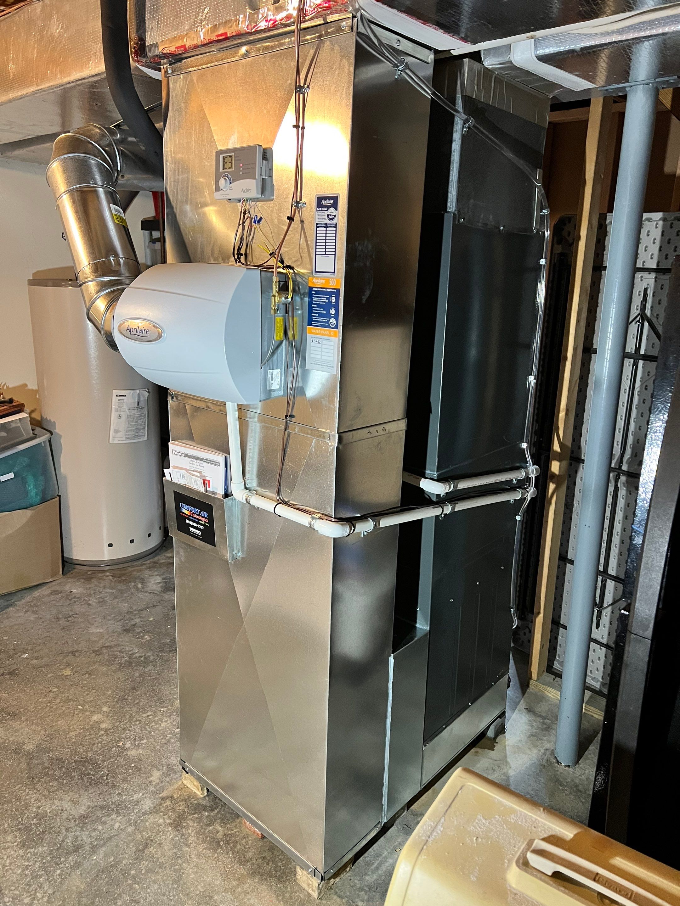 Daikin High Efficiency Furnace Installation by Comfort Air Technologies