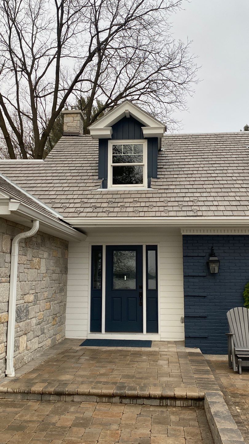 DaVinci Roof Installation with Snow Guards in Oconomowoc Lake by Custom Installations
