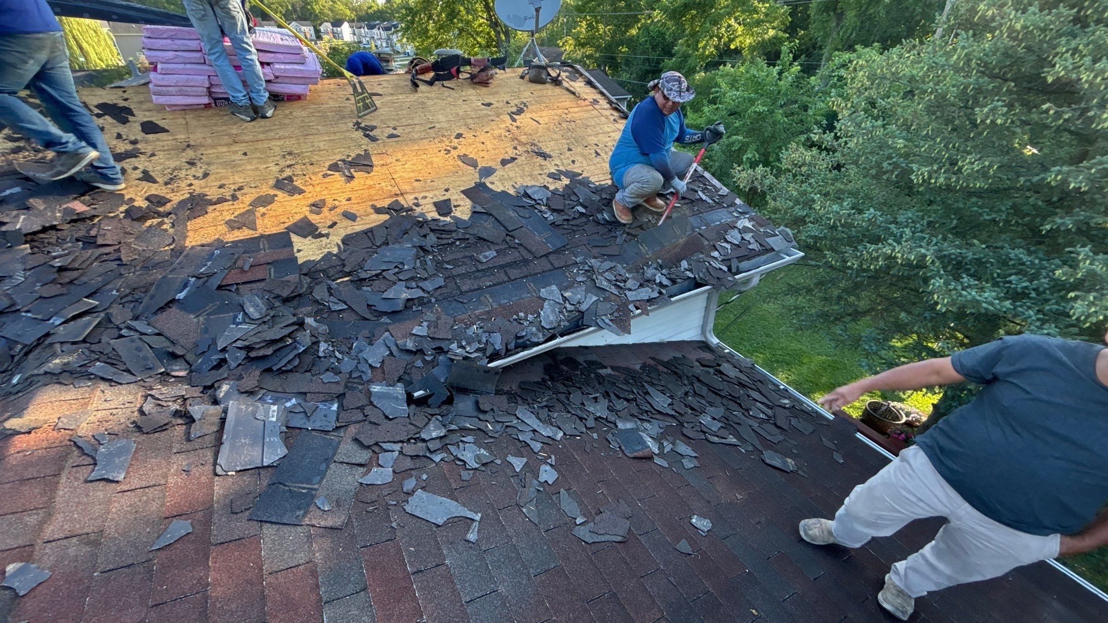 Roof Replacement using Owens Corning Brownwood by 180 Contractors