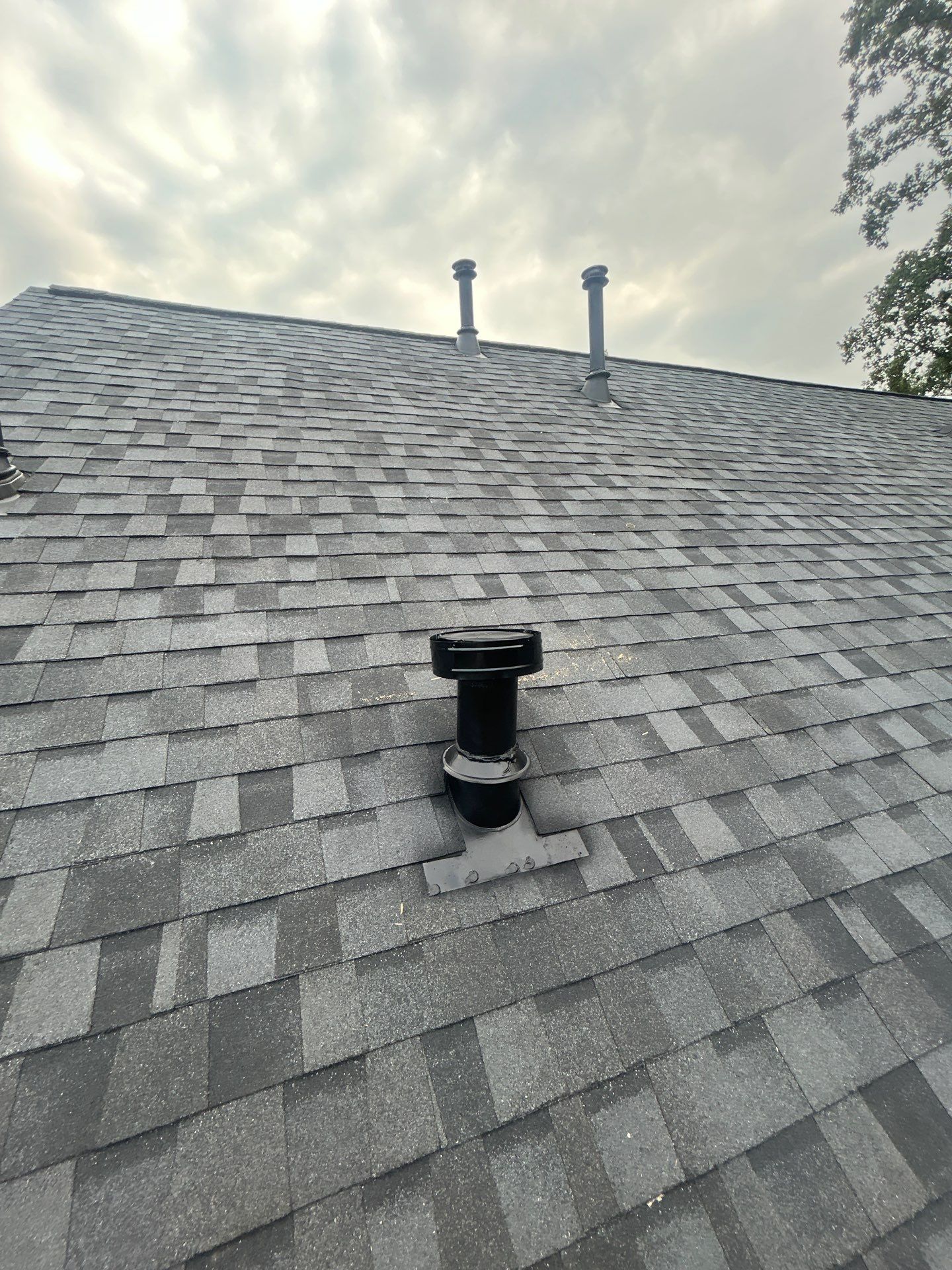 Great Falls : residential Roof with CertainTeed Landmark Pro in Max Def Moire Black  by RM Banning, Inc.
