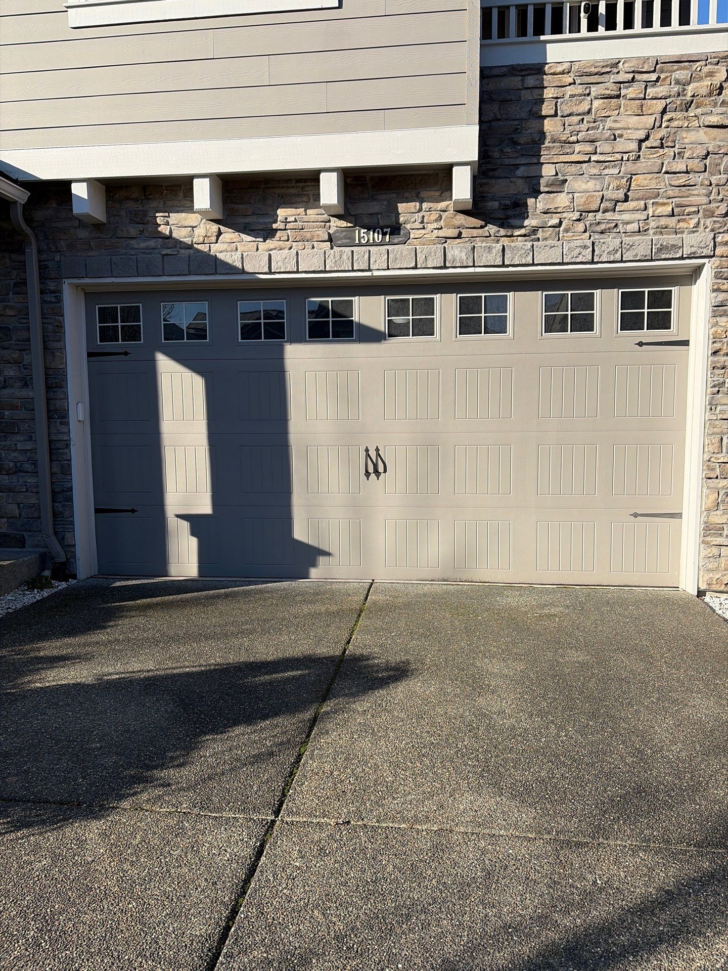 Project in Woodinville, WA by Eastside Garage Door