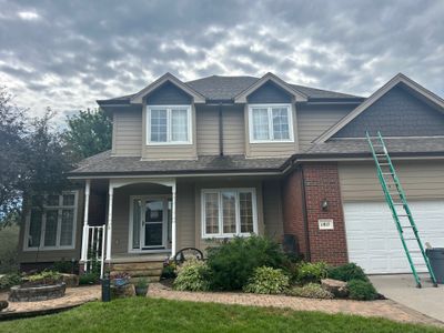 Full James Hardie Fiber Cement Siding Replacement in Bellevue, Nebraska