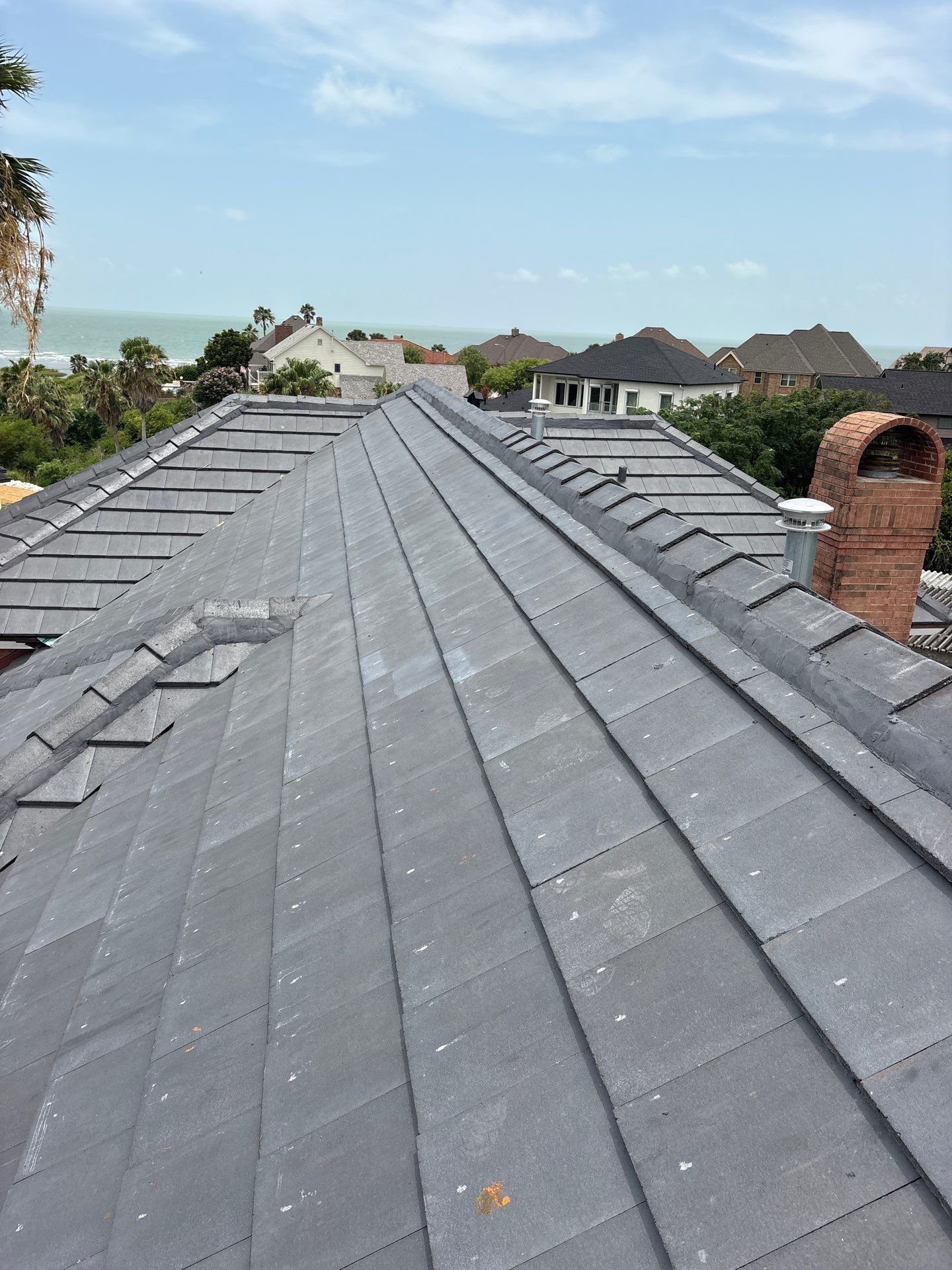 Golf-Proof Tile Roof by Bayfront Roofing and Construction