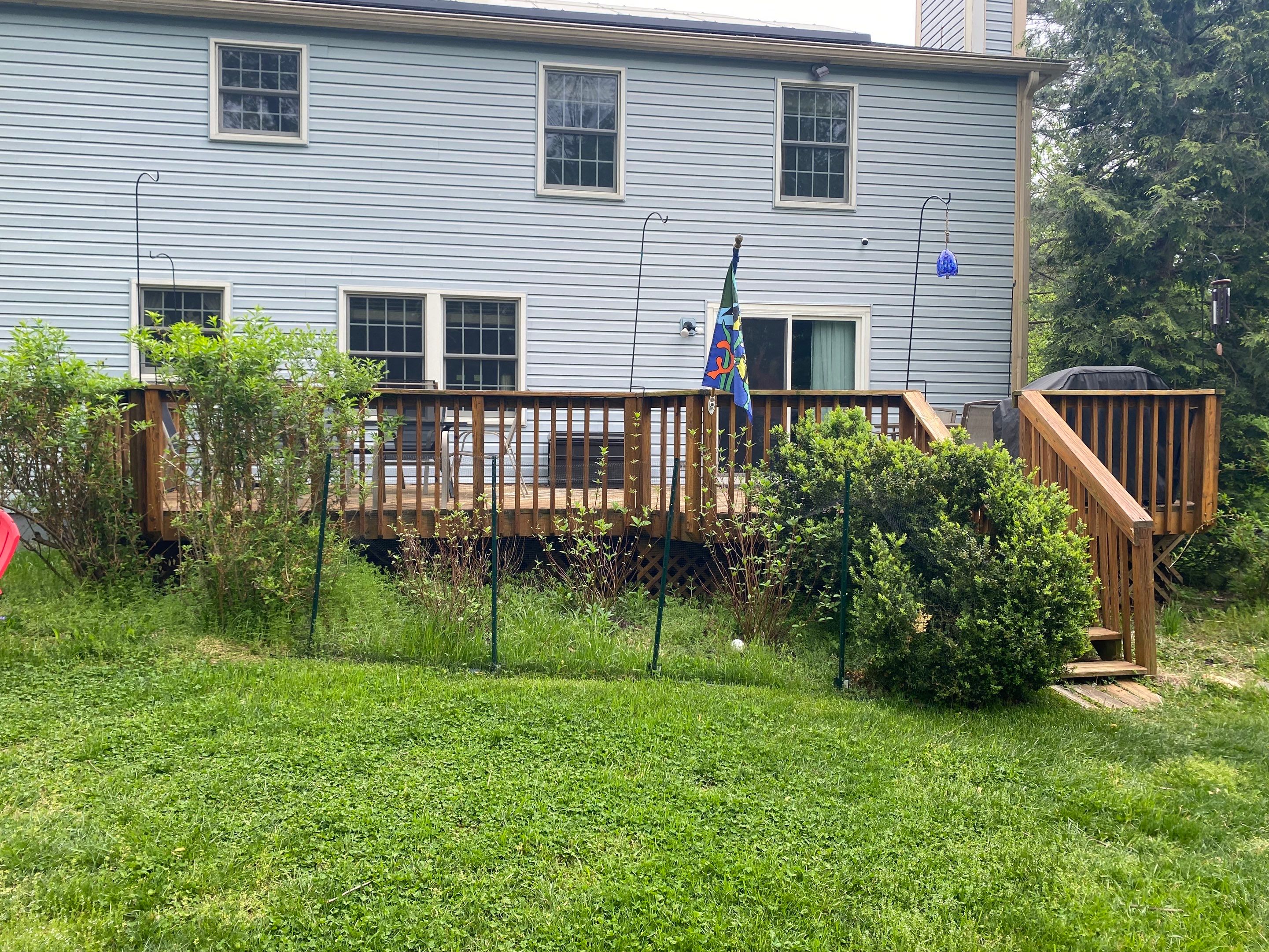 Backyard Transformation using Techo-Bloc Pavers by The Smet Companies, LLC