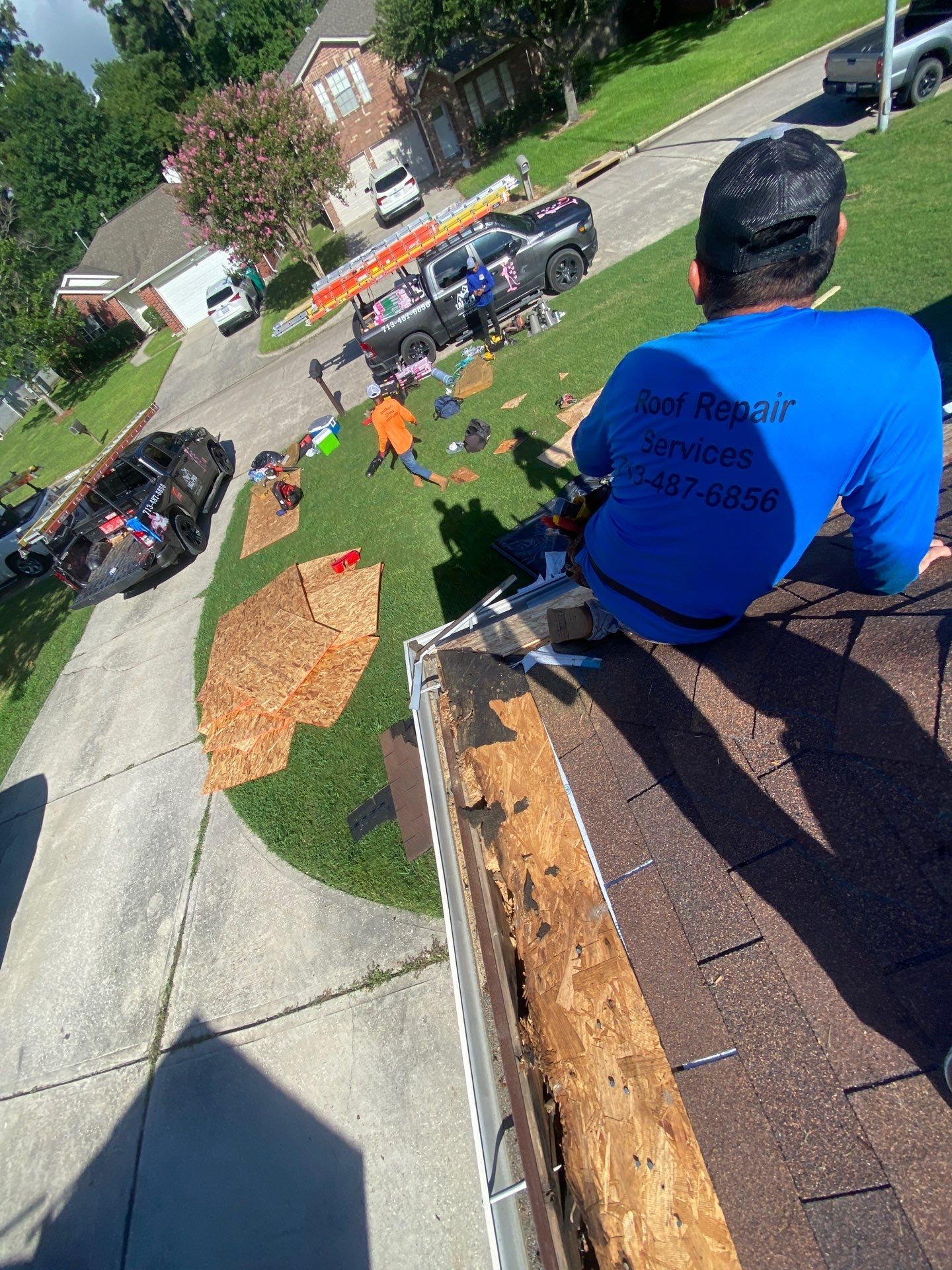 Residential Roofing Repair using Owen's Corning Duration (Lifetime) Shingles by Roof Repair Company