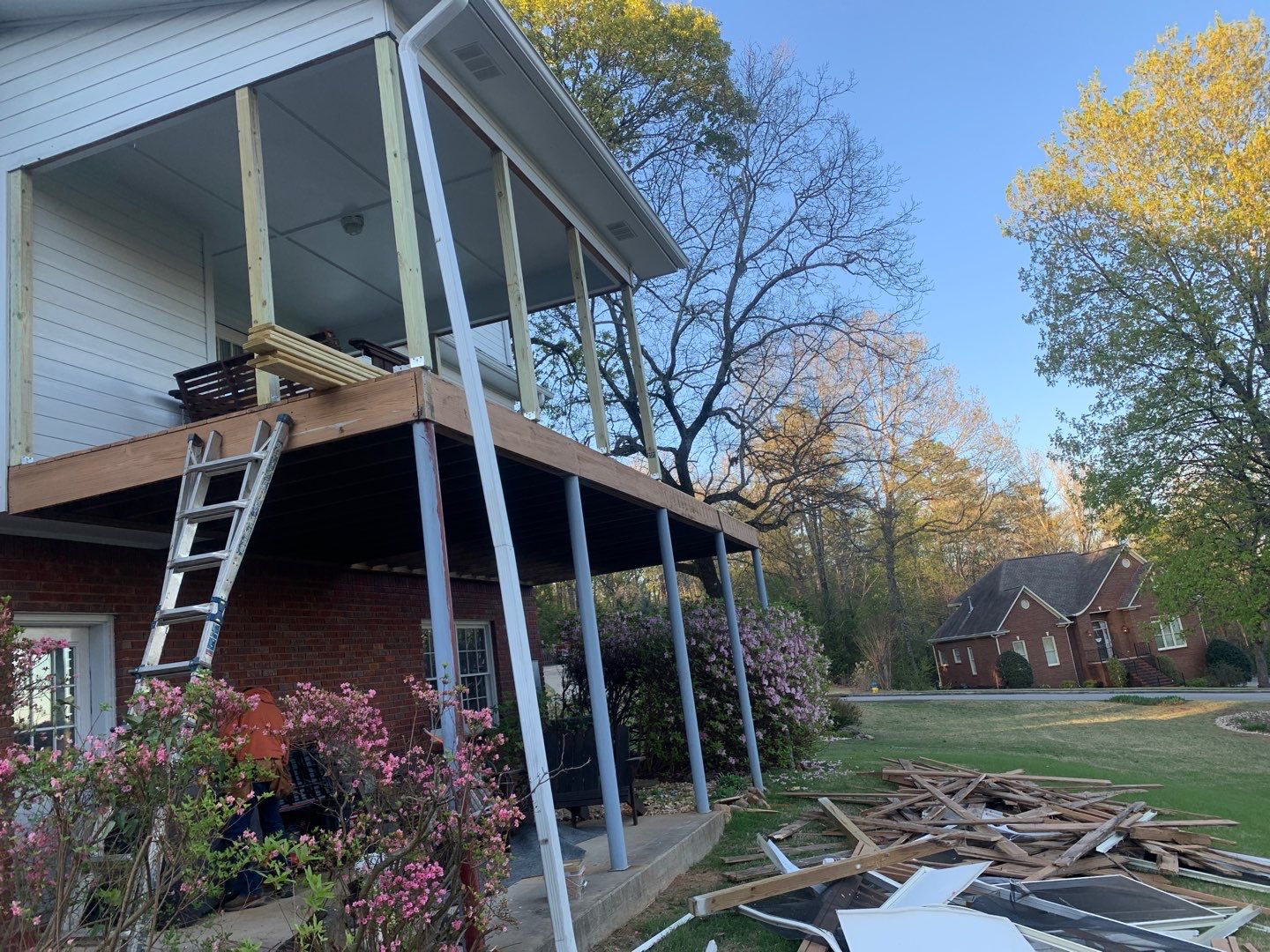 Shades Pointe Lane - Deck Installation  by Pillar and Pine