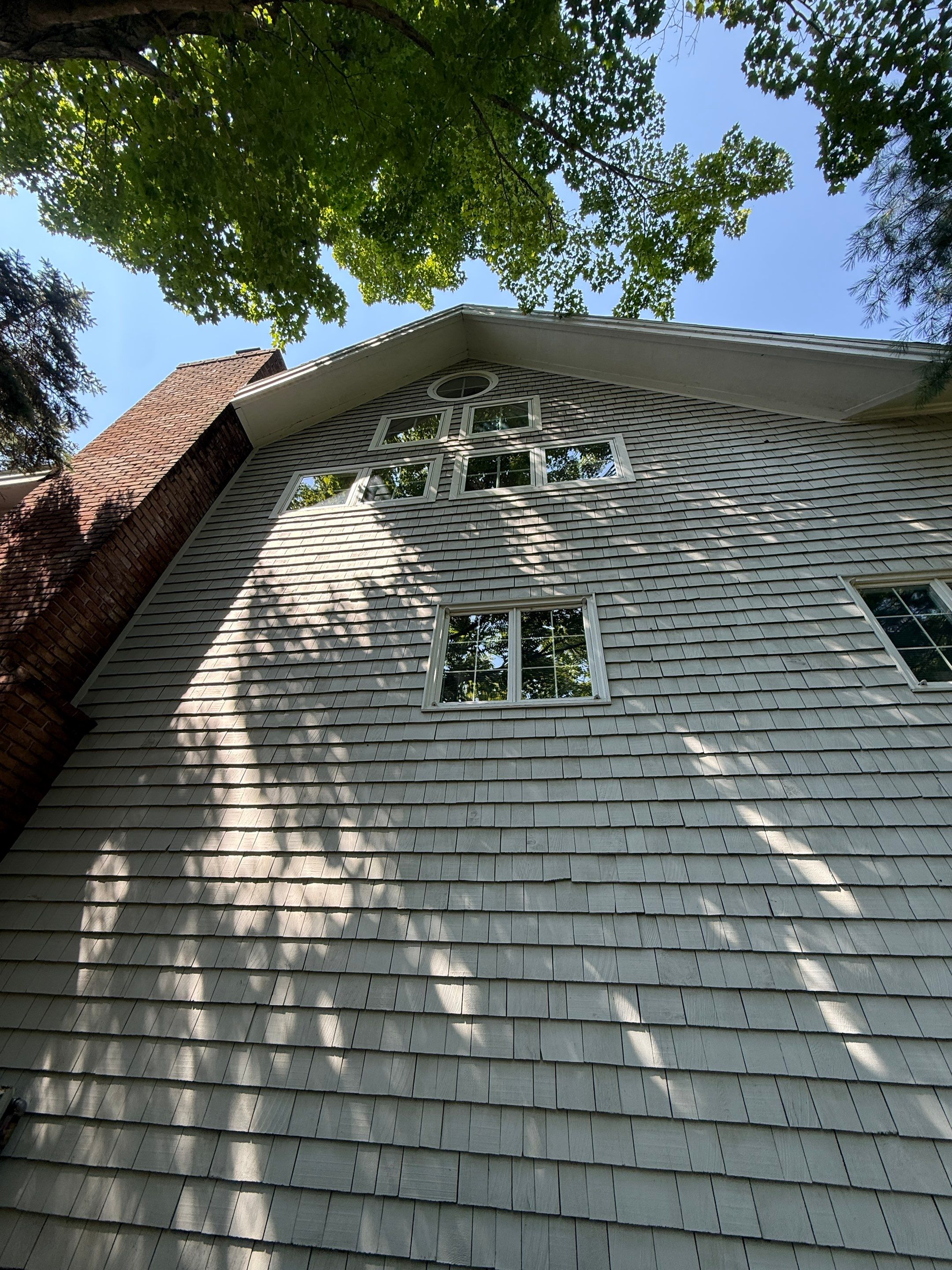 Lakefront Deck Pressure Washing, Exterior Wood Staining, and Painting in West Olive MI by Gordon Painting